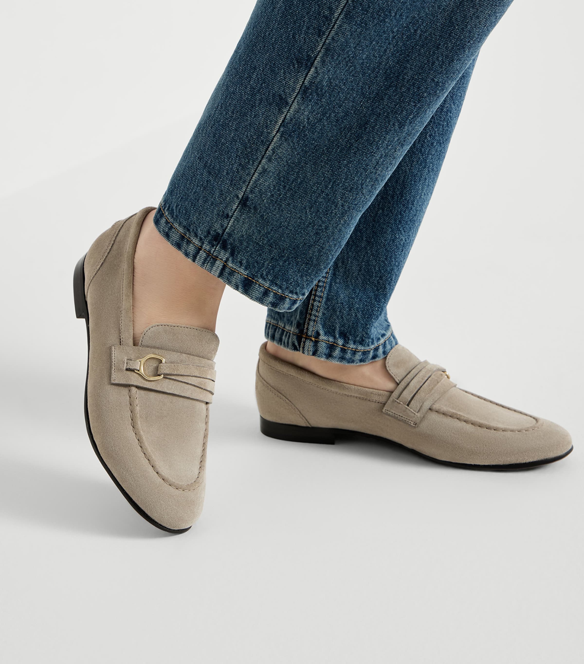 Brunello Cucinelli Suede Horsebit Loafers Image 2