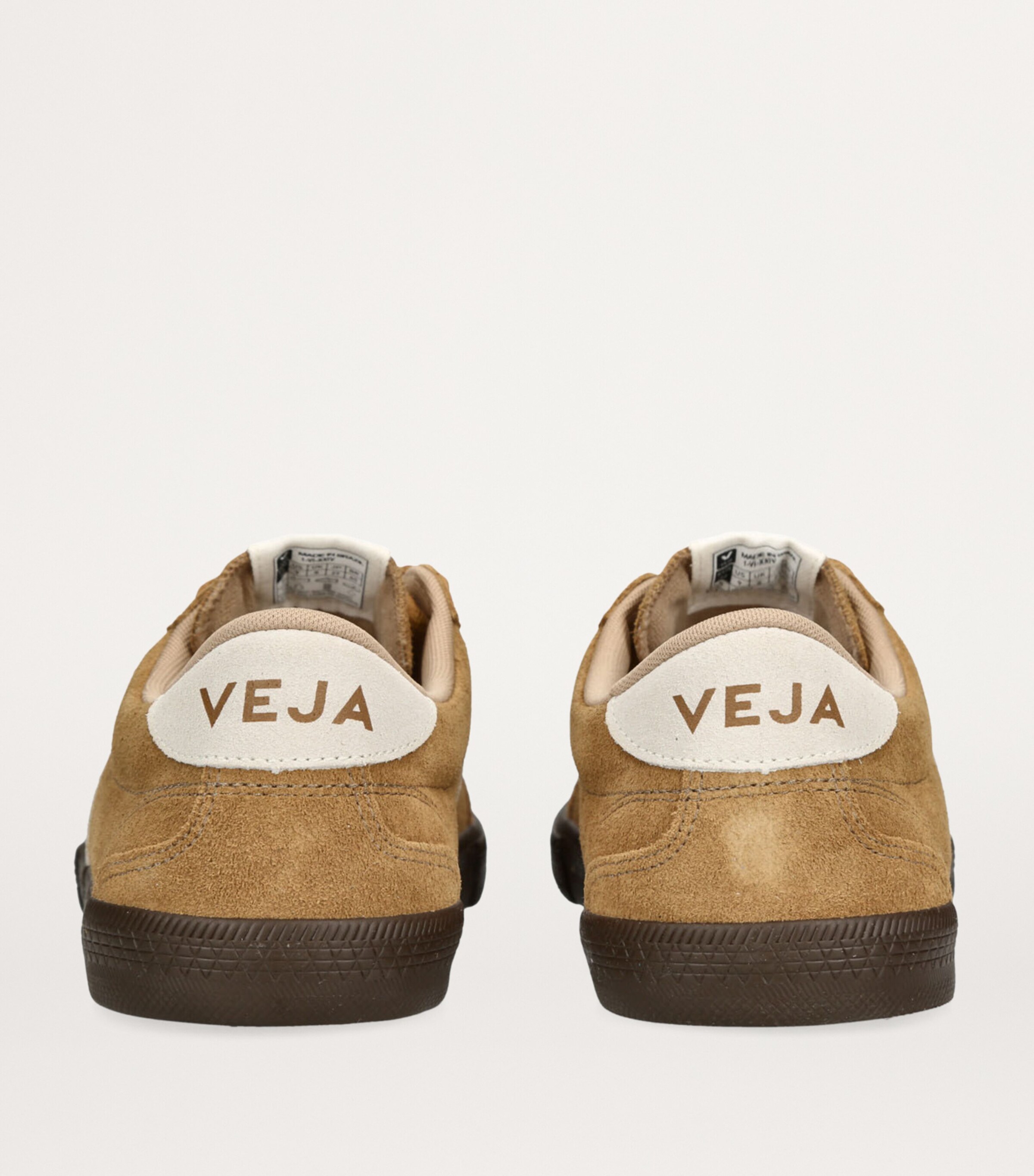 Veja Suede Volley Sneakers Tan Image 2