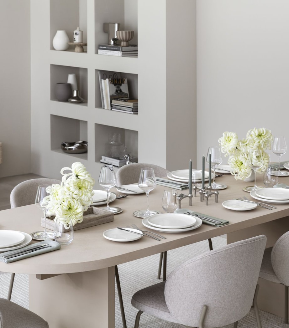 Porcelain Afina Flat Plate (27cm) WHITE Image 4