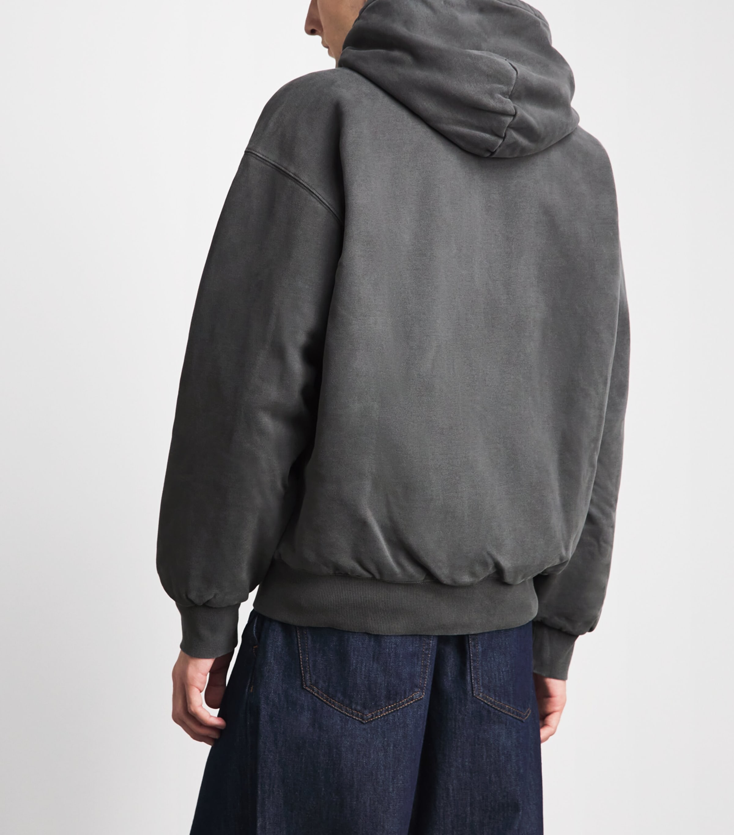 Carhartt WIP Black Cotton Logo Vista Zip-Up Hoodie | Harrods US