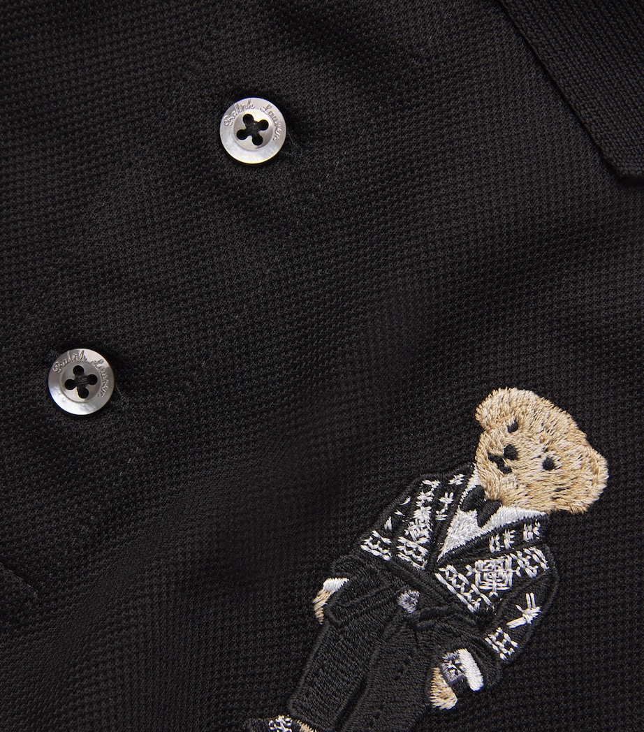 Polo Bear Polo Shirt BLACK Image 5