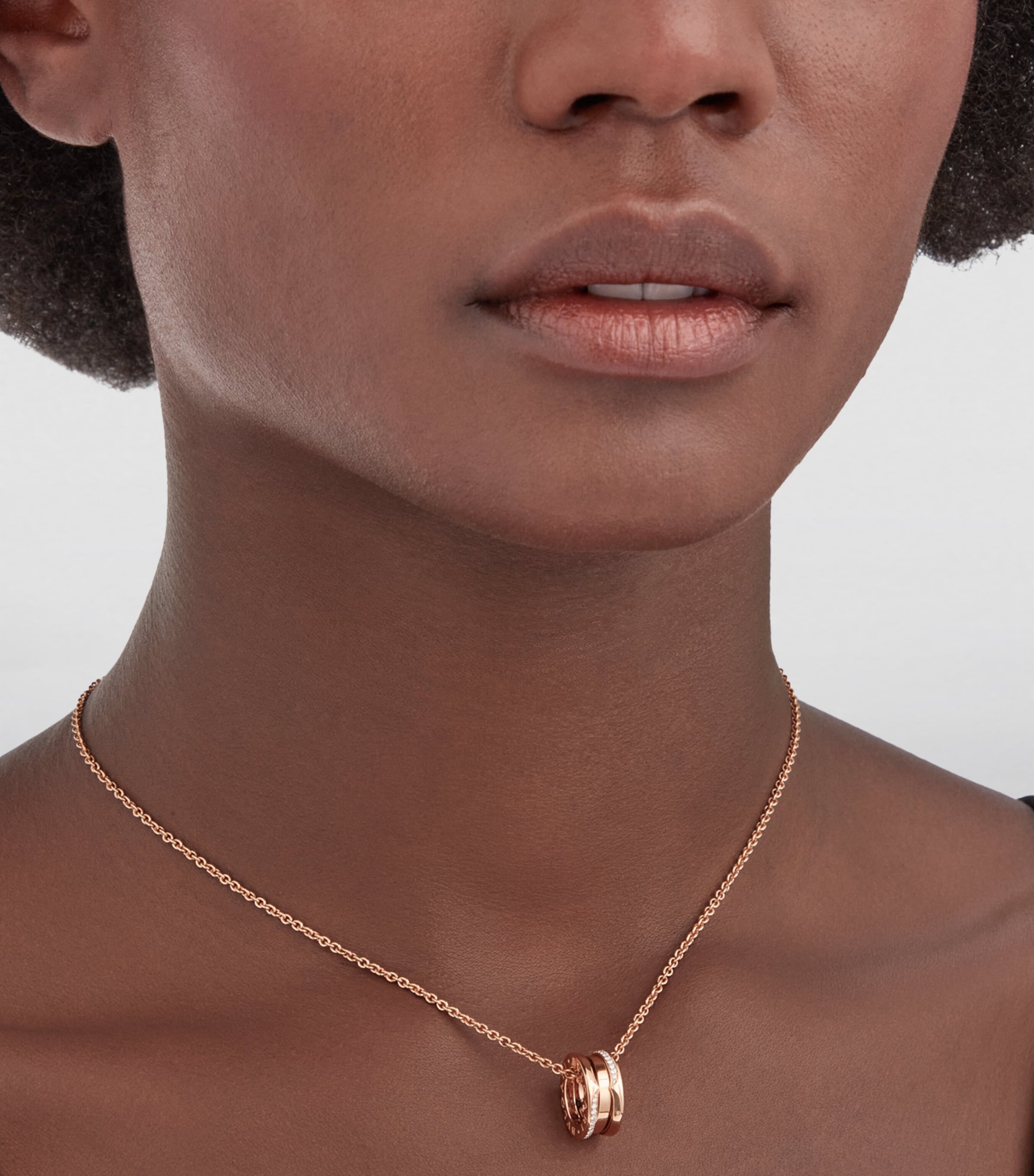 Bvlgari Rose Gold B.zero1 Necklace Pink Gold Image 4