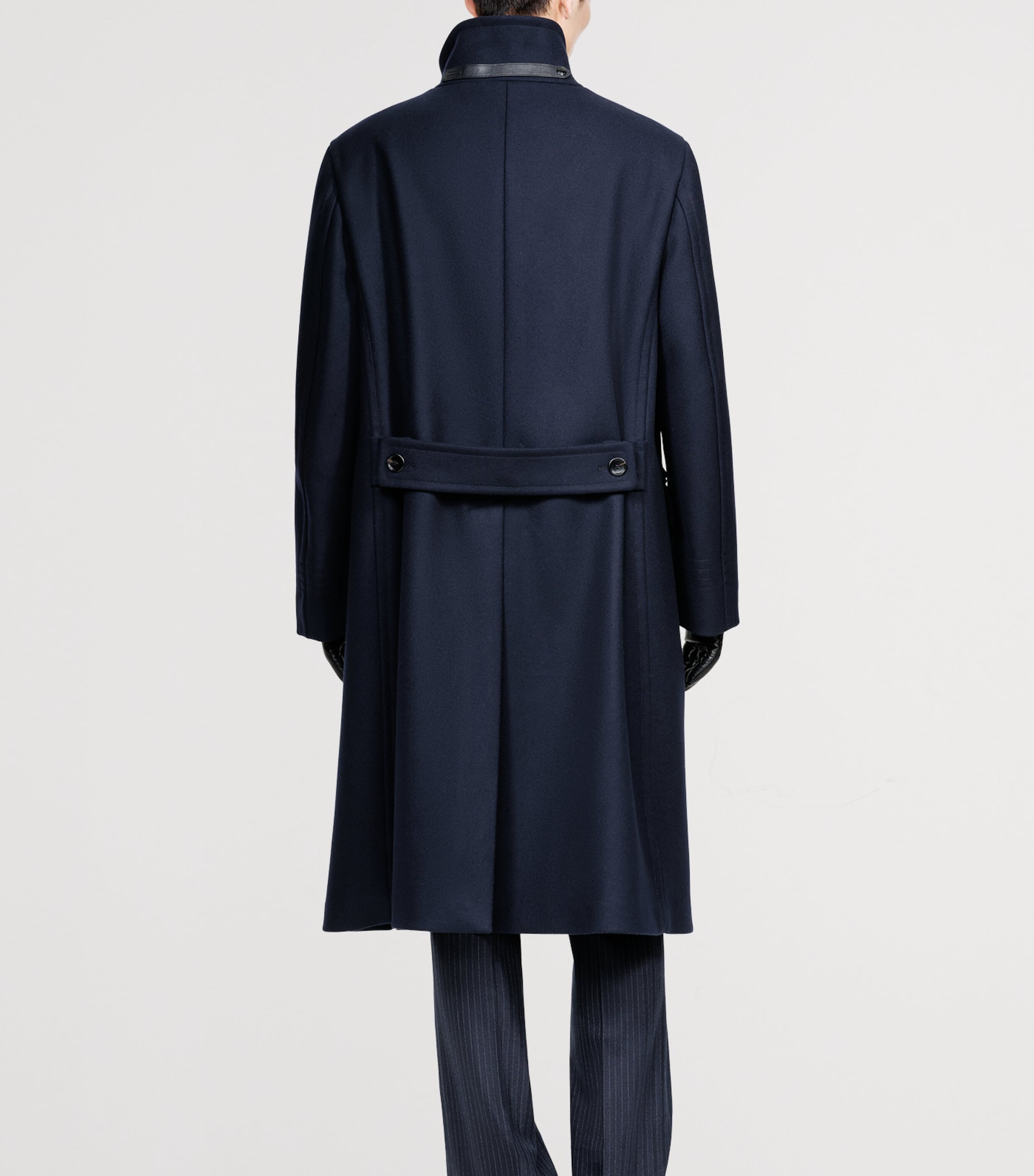 TOM FORD Mens Wool Military Overcoat Ucd Image 4