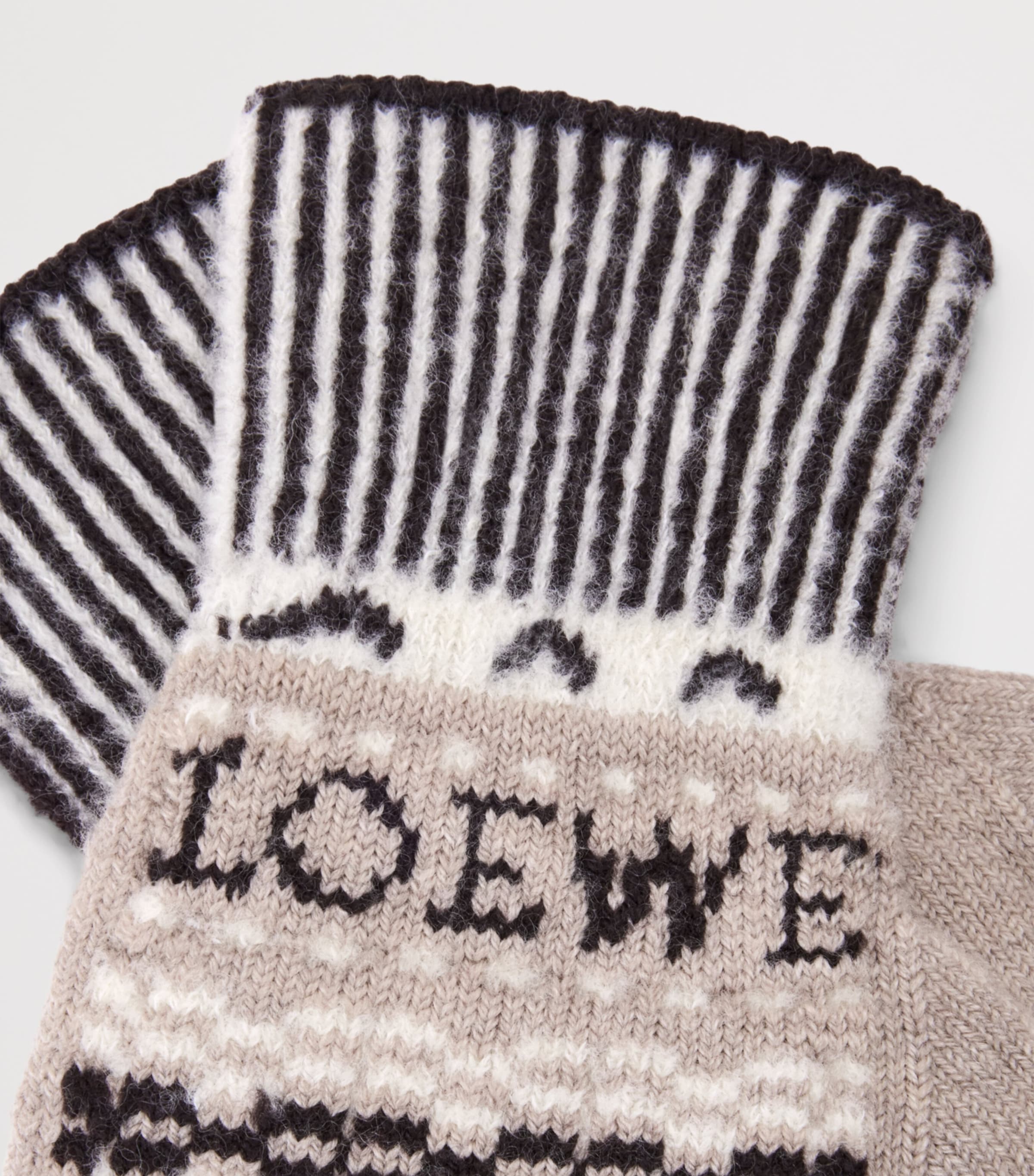 x Louis Wain Wool-Blend Gloves BEIGE/MULTICOLOR Image 3