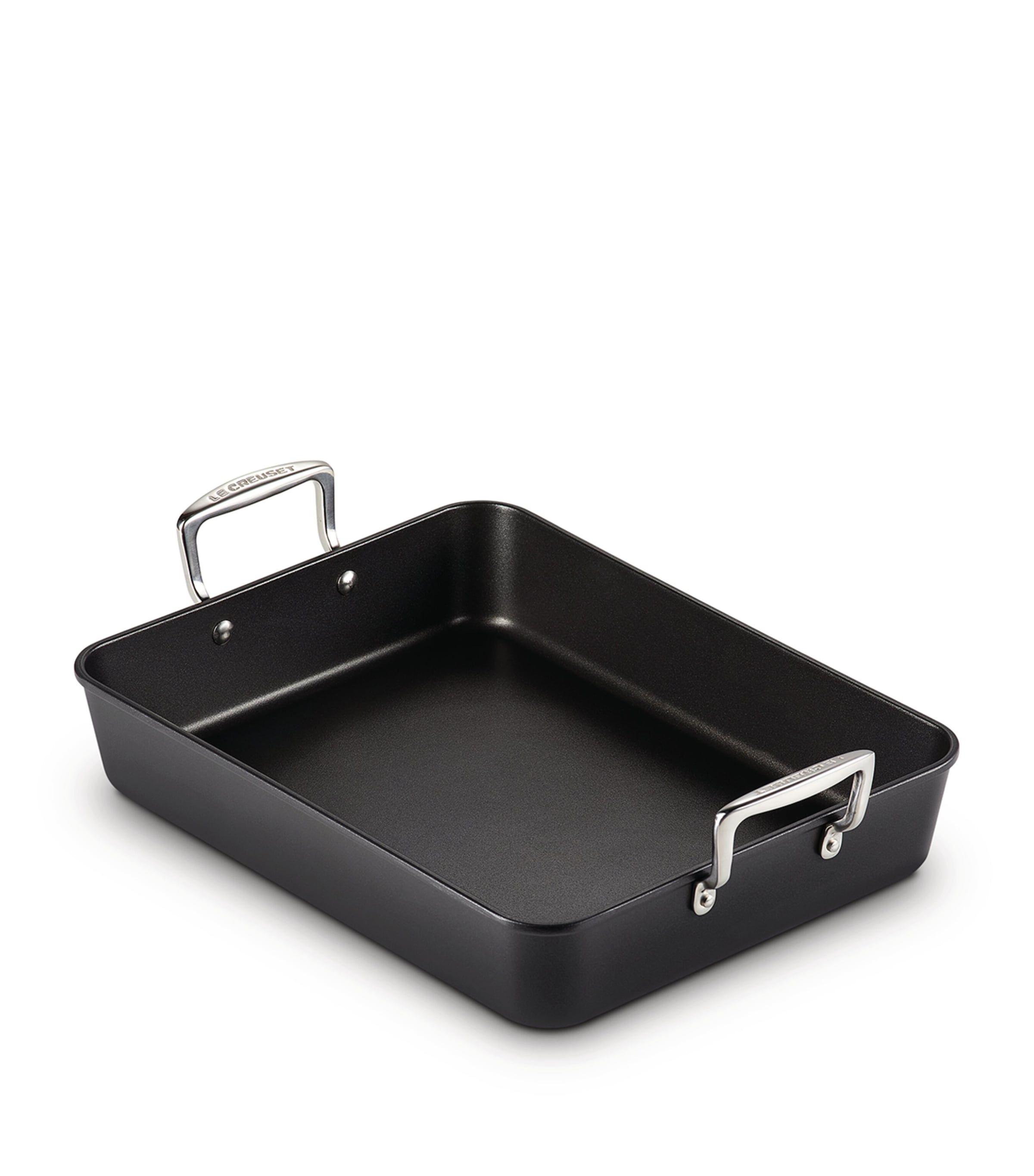 Toughened Non-Stick Rectangular Roaster (35cm) BLACK Image 2
