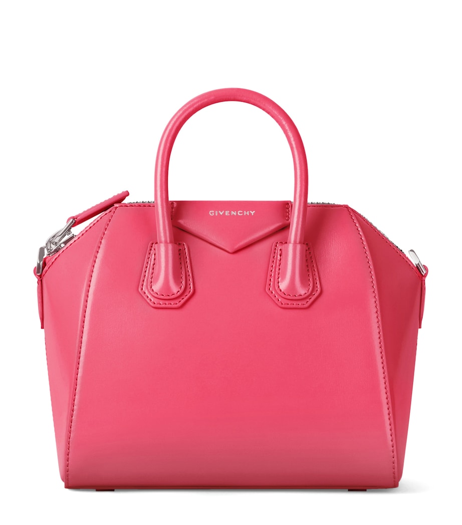 Mini Leather Antigona Top-Handle Bag BRIGHT PEACH Image 1