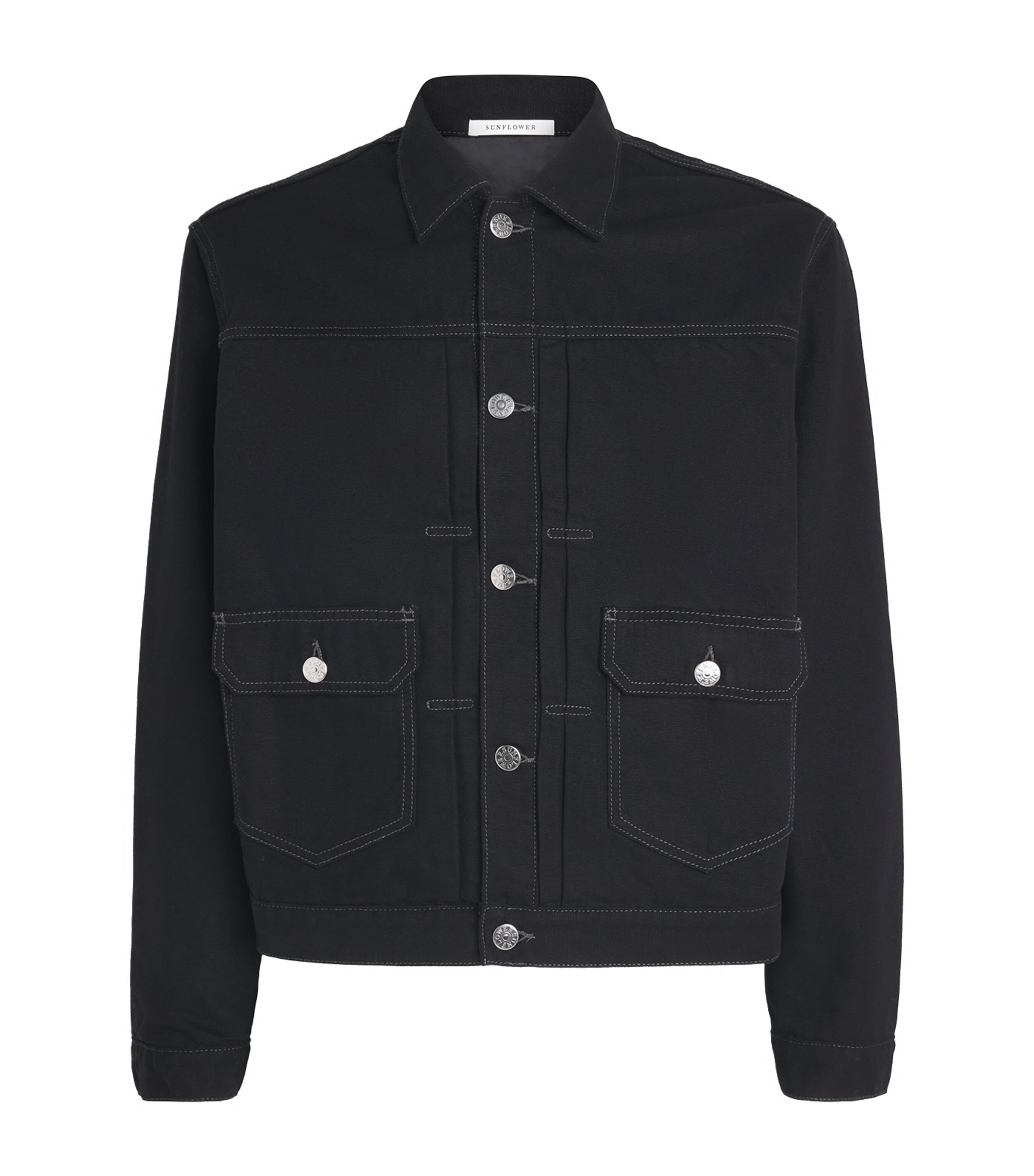 Sunflower Type 2 Denim Jacket Black Image 1