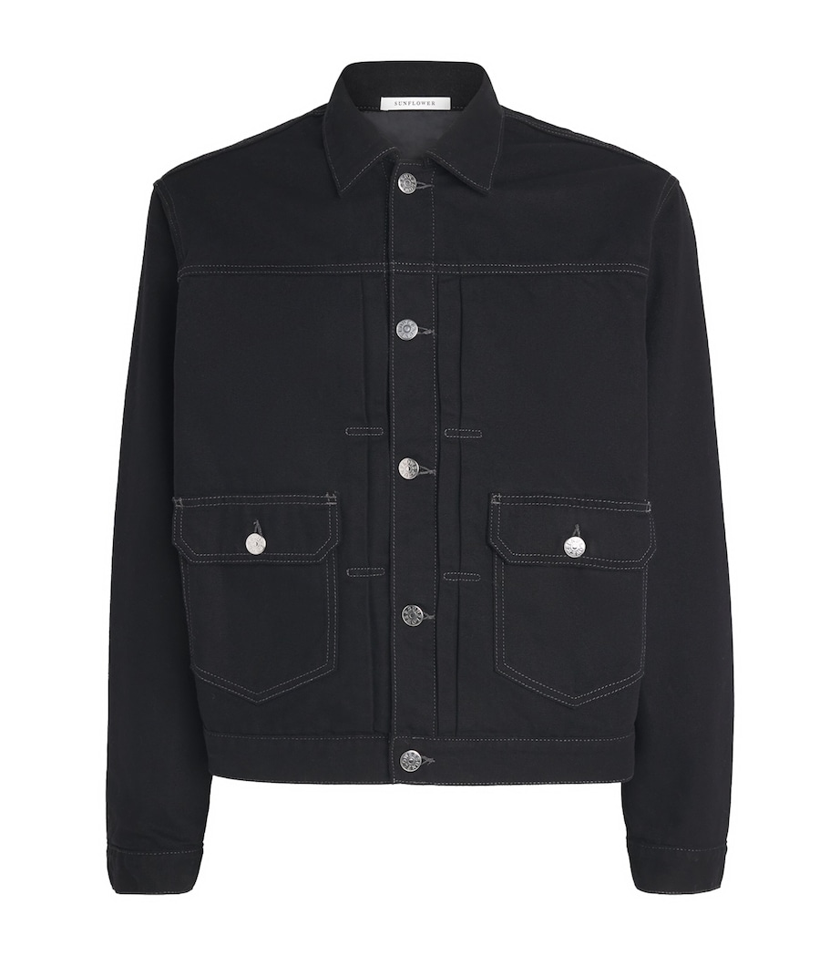 Sunflower Type 2 Denim Jacket Black Image 1