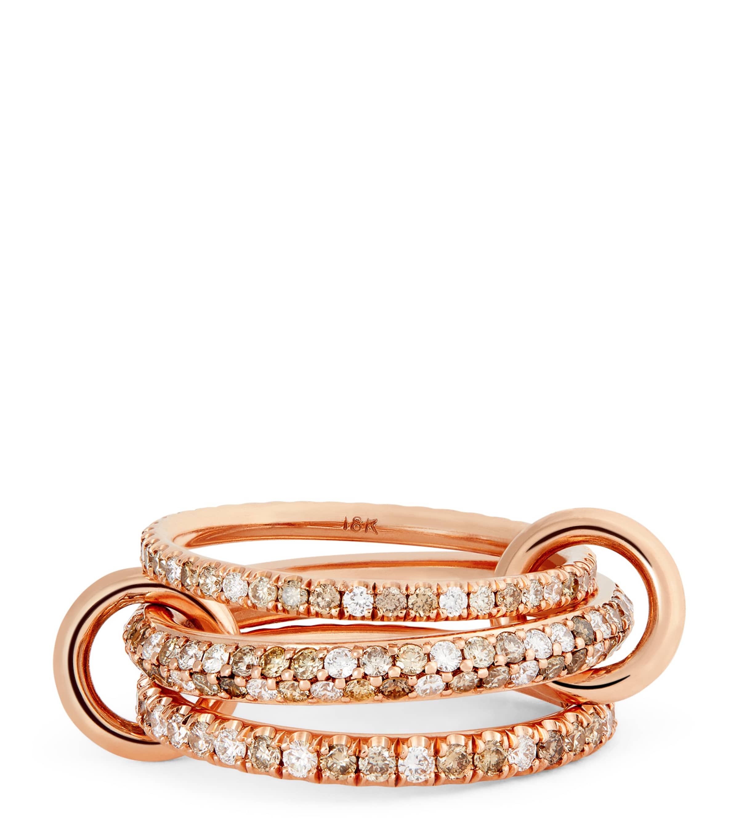Spinelli Kilcollin Rose Gold And Diamond Nova Ring