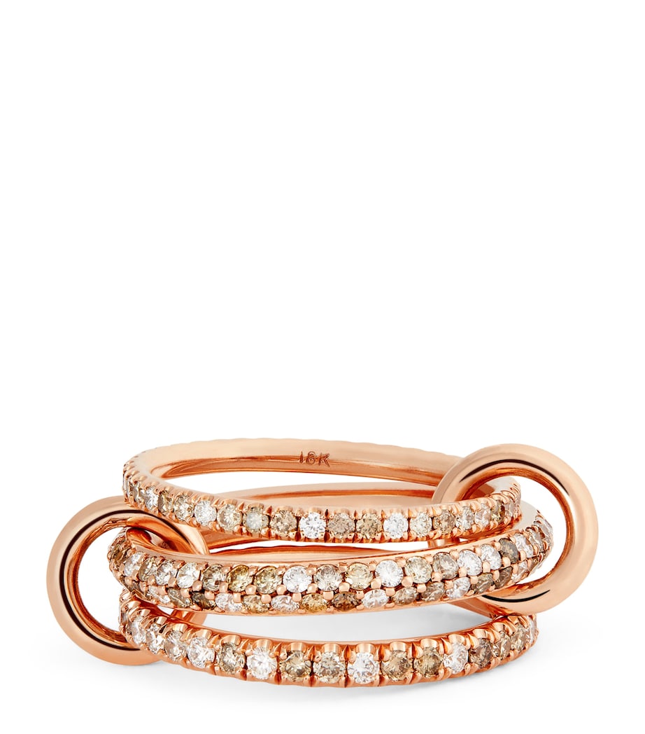 Rose Gold and Diamond Nova Ring ROSE GOLD Image 1