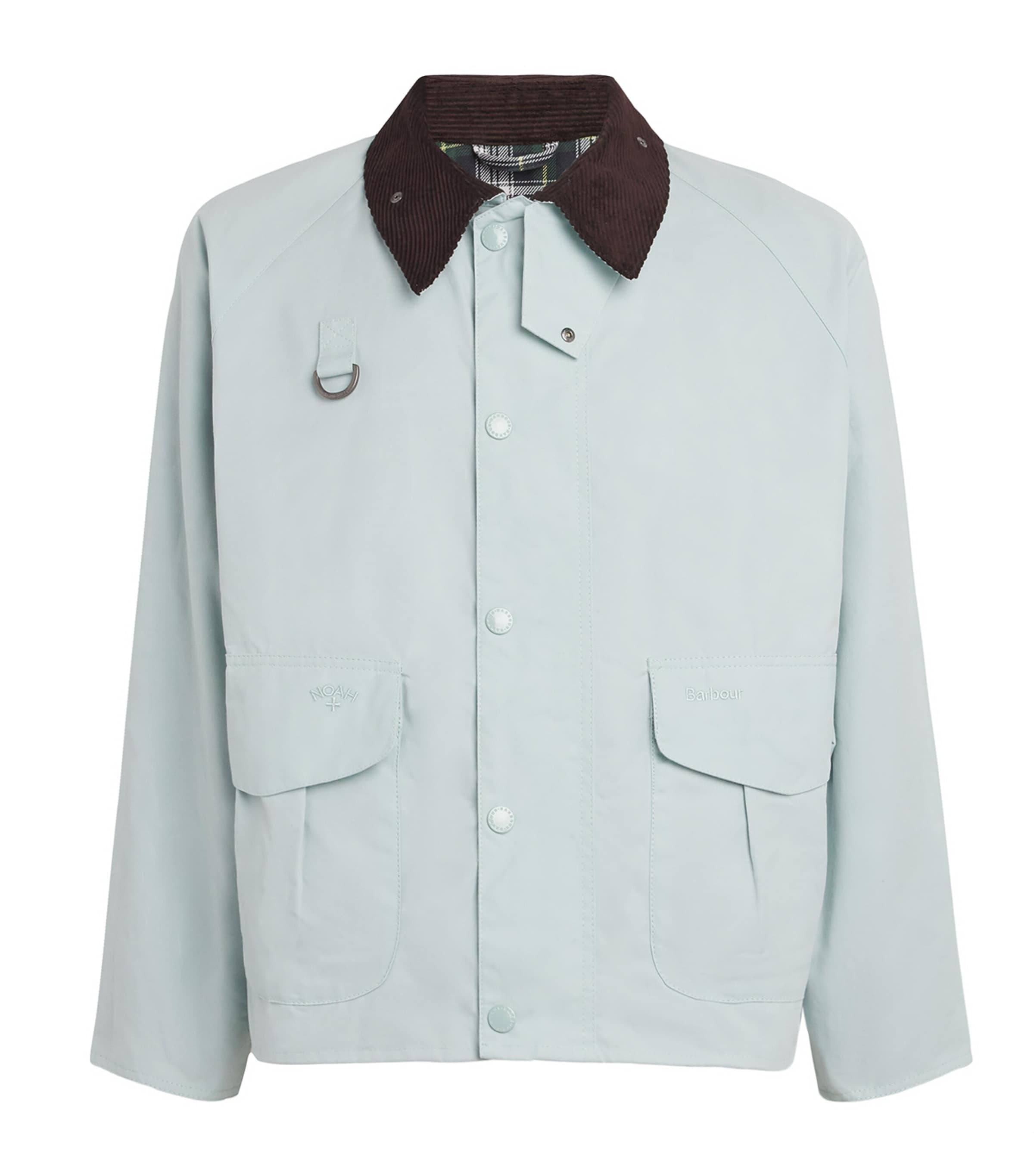 Barbour Mens x NOAH Wading Jacket Ice Blue Image 1