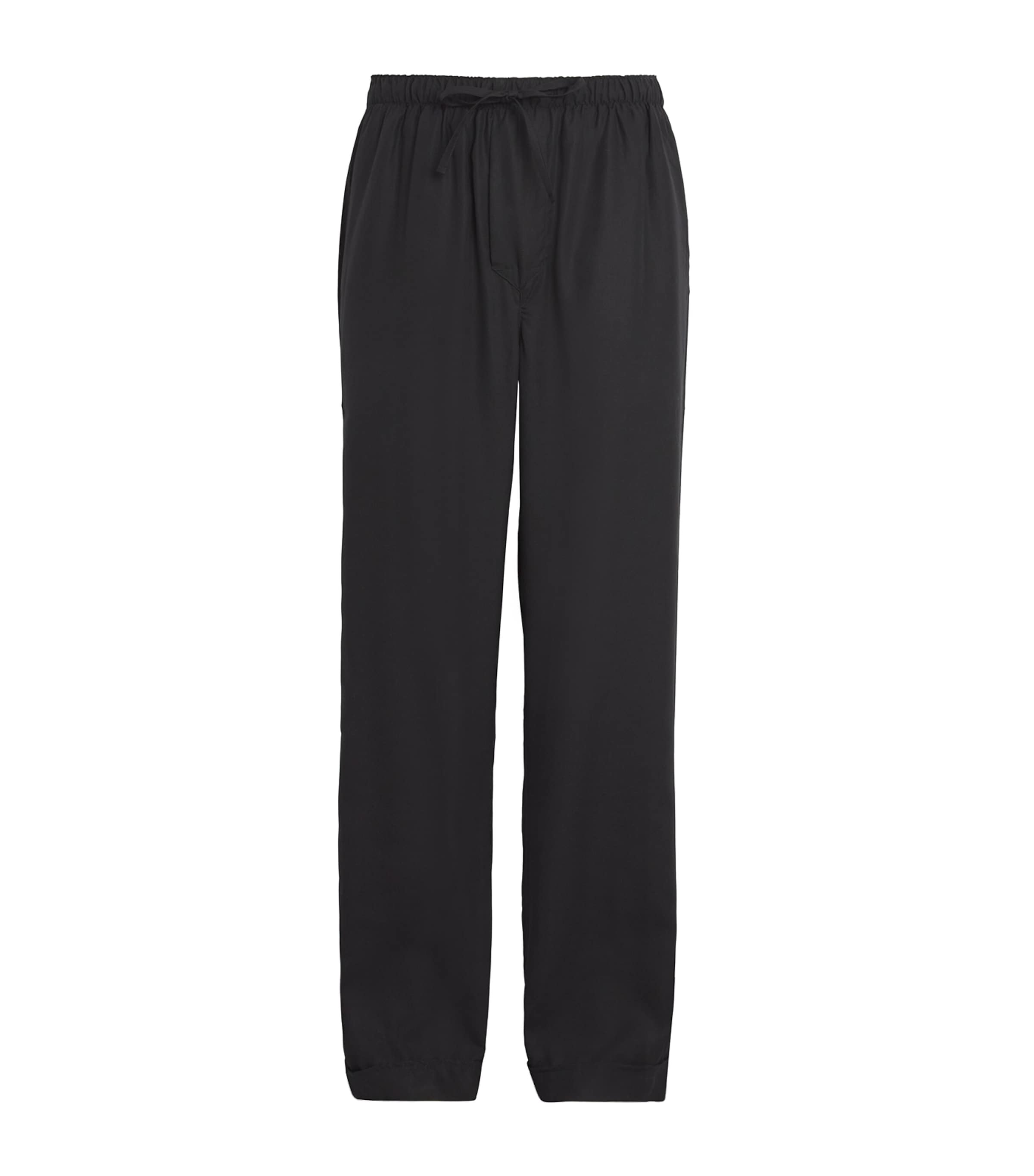 Shop Cdlp Poplin Pyjama Trousers In Black