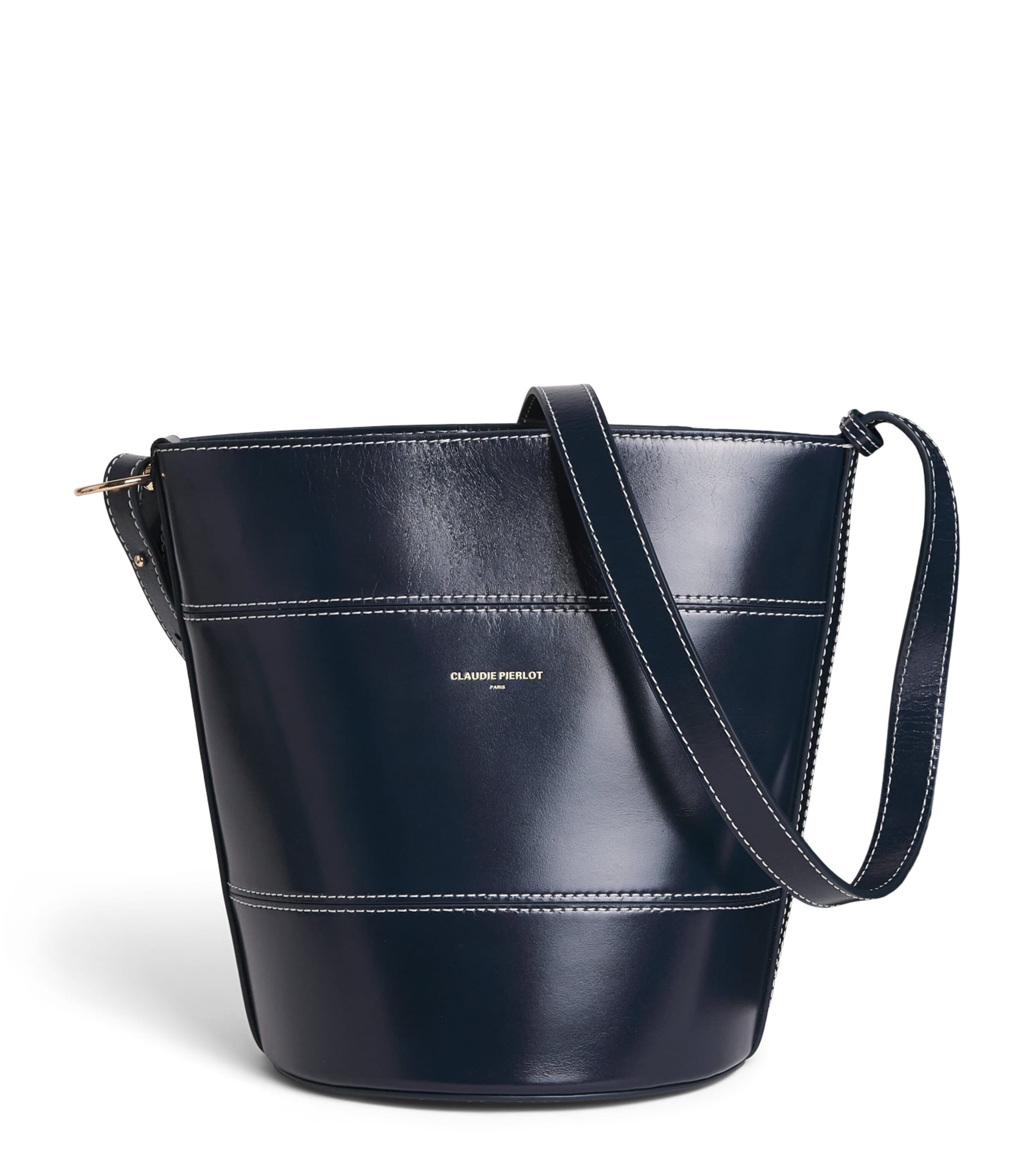 Calfskin Bucket Bag NAVY Image 1