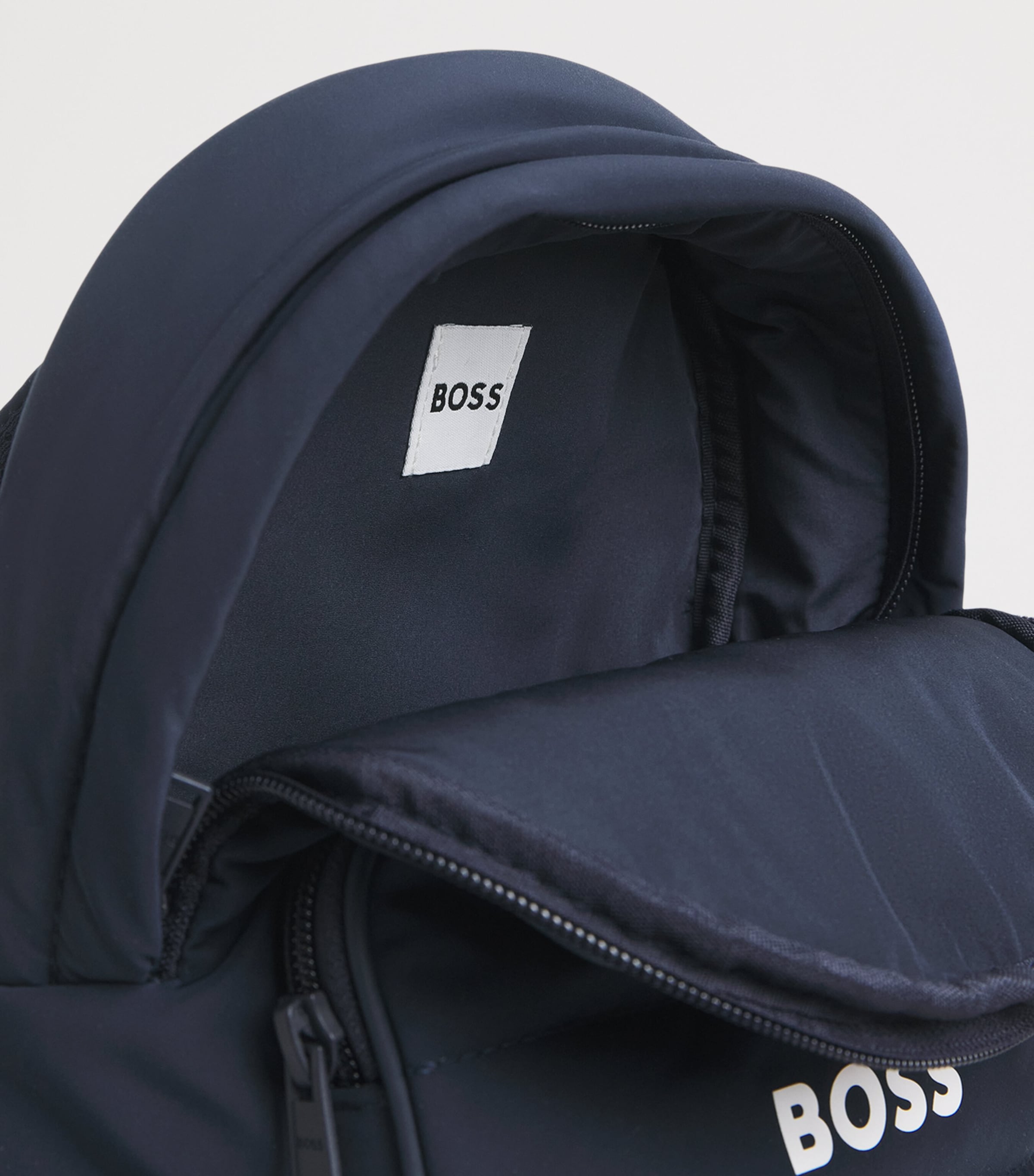 BOSS Kidswear Logo Backpack Navy Image 3