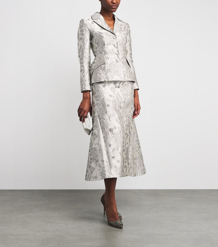 Jacquard Gill Blazer SILVER Image 2