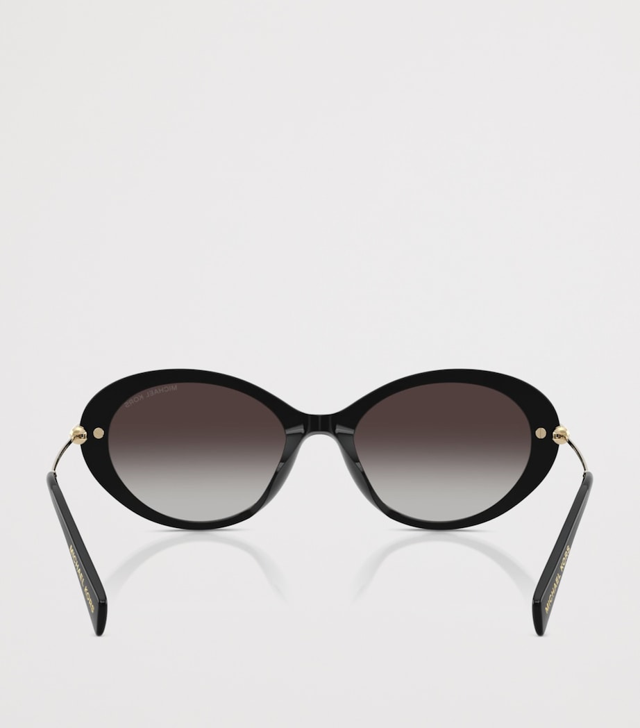 Michael Kors Rockaway Oval Sunglasses Black Image 4