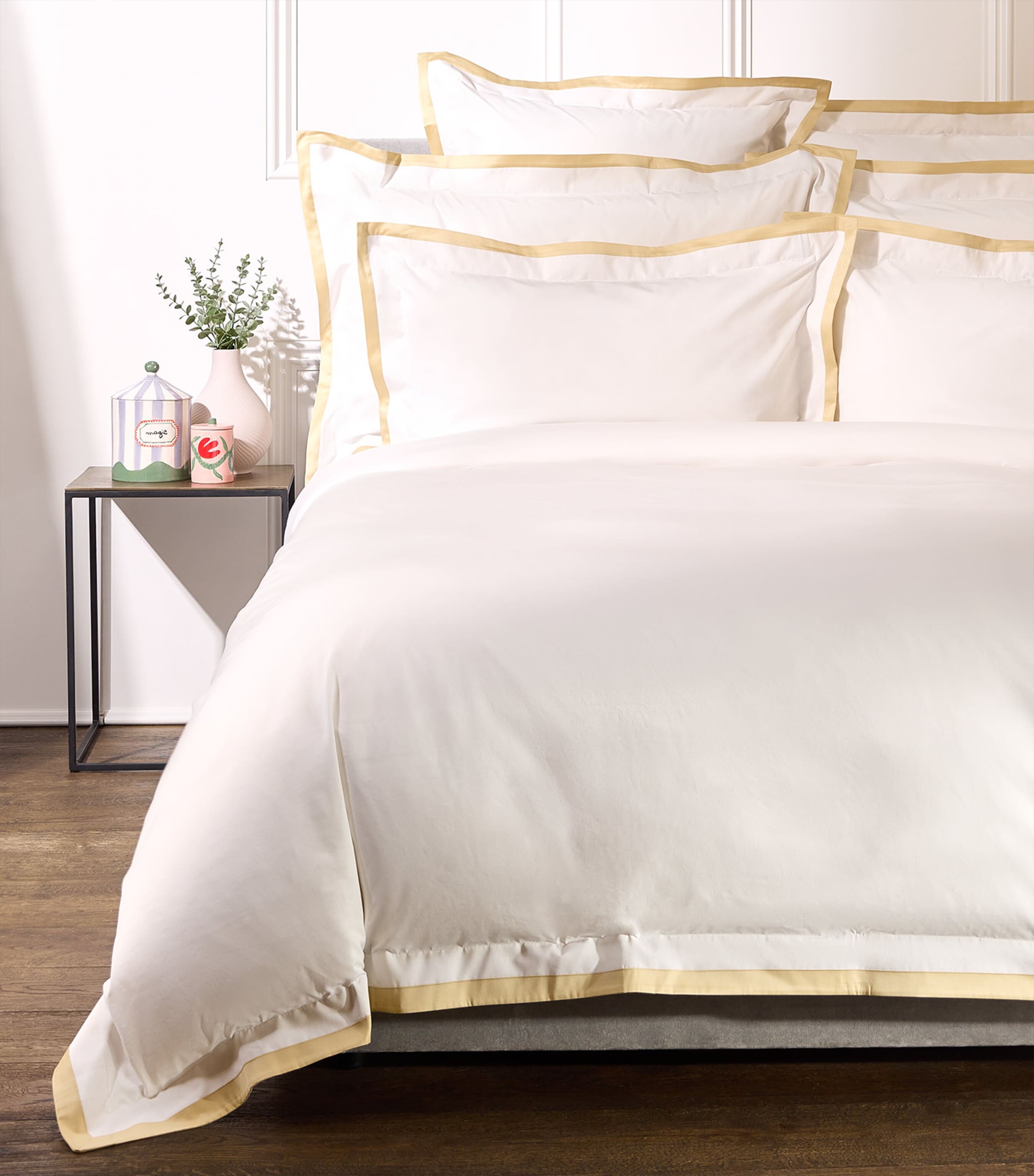 Shop Celso De Lemos Hella King Oxford Pillowcase In Neutral