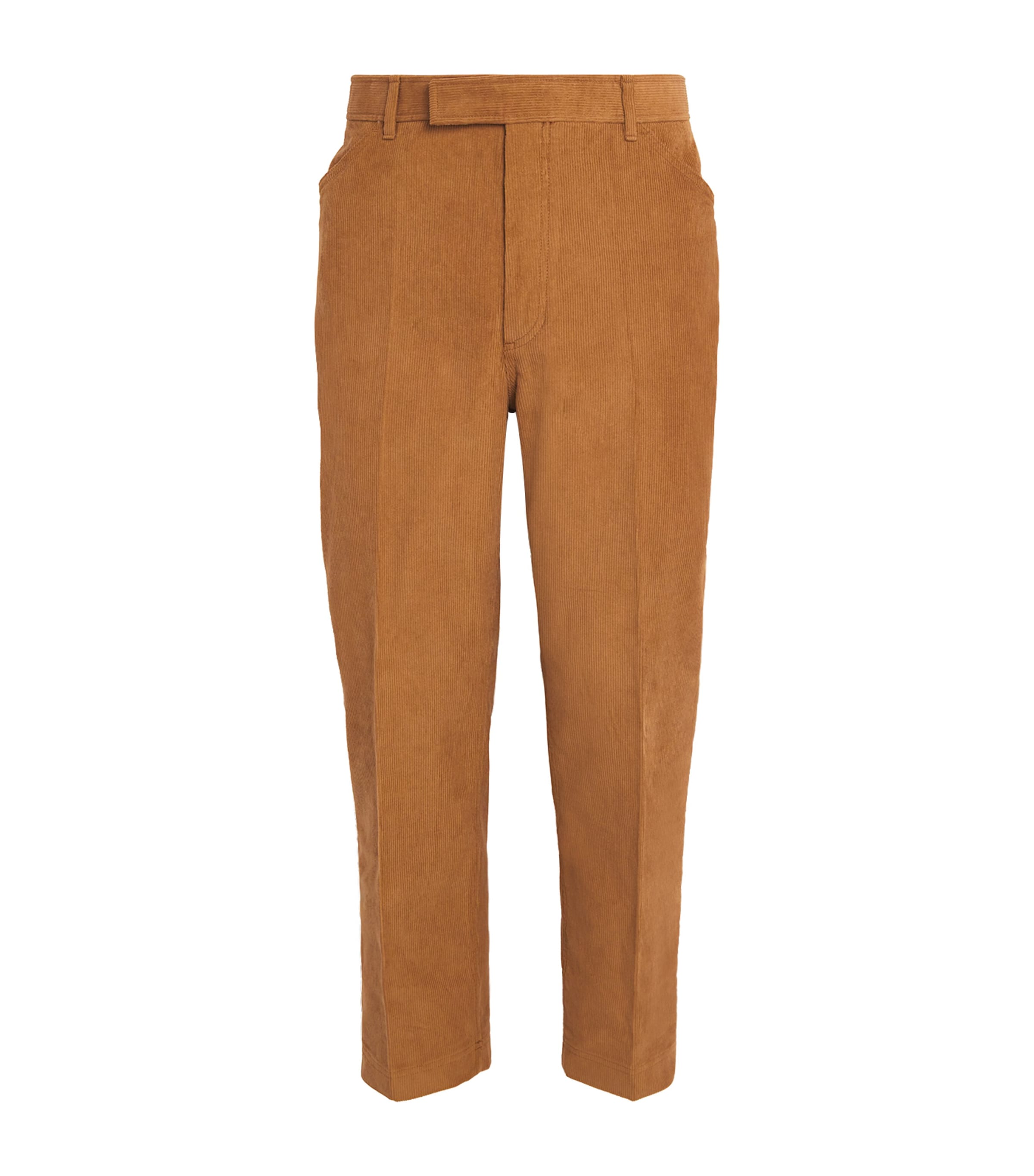 Thom Browne Corduroy Tapered Chinos In Brown