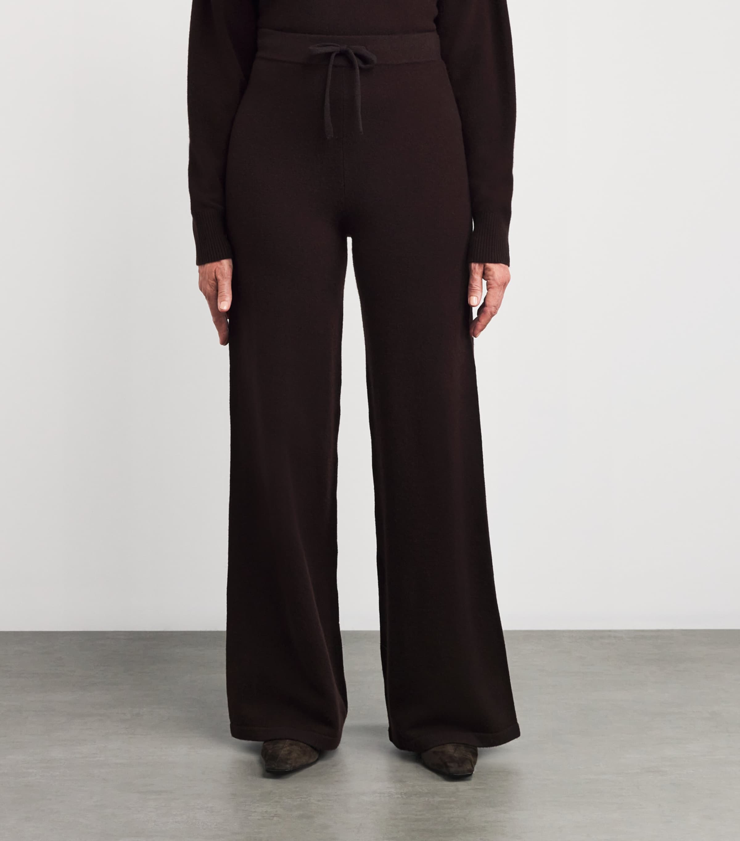 Wool-Blend Drawstring Trousers A2197 Image 3