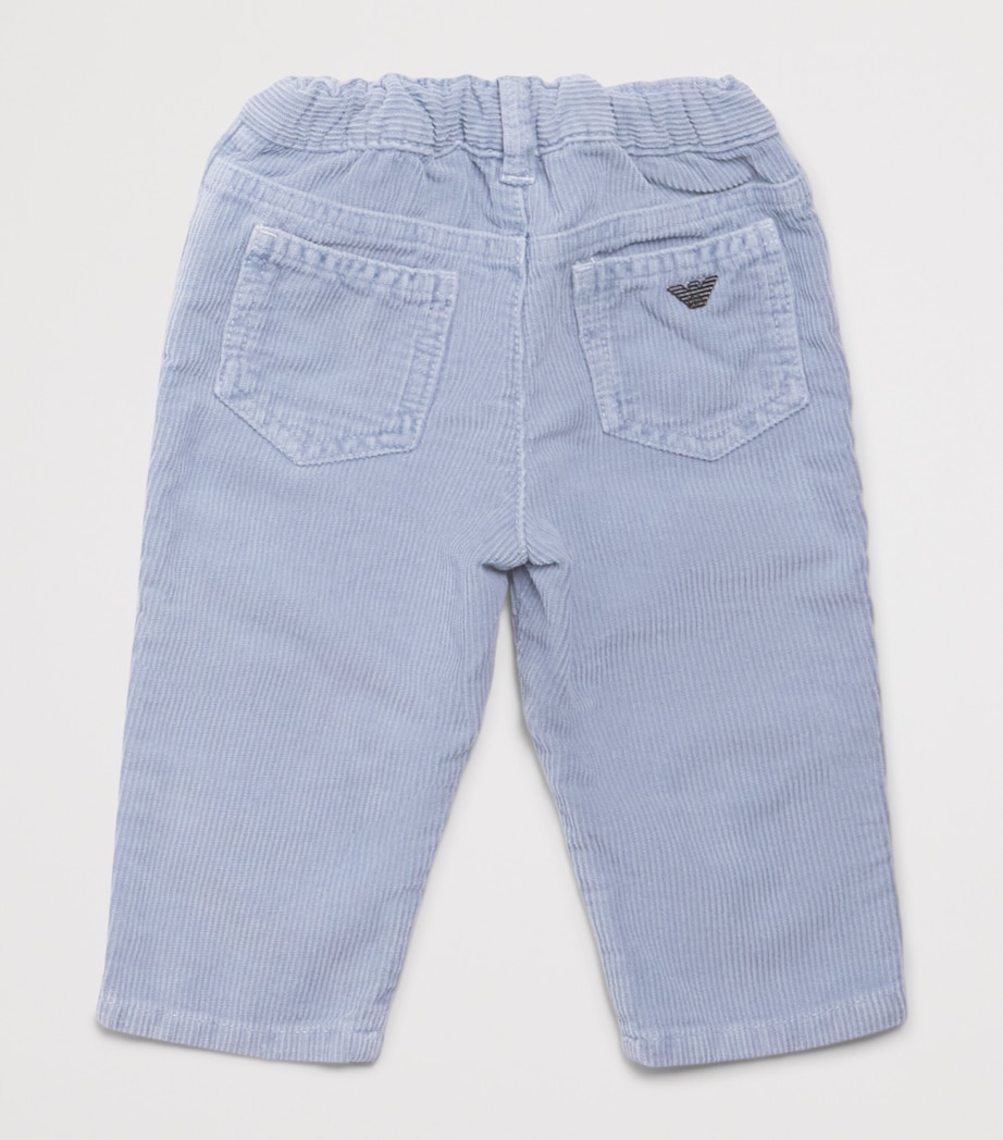 Emporio Armani Kids Corduroy Trousers (3-36 Months) Troposphere Image 2
