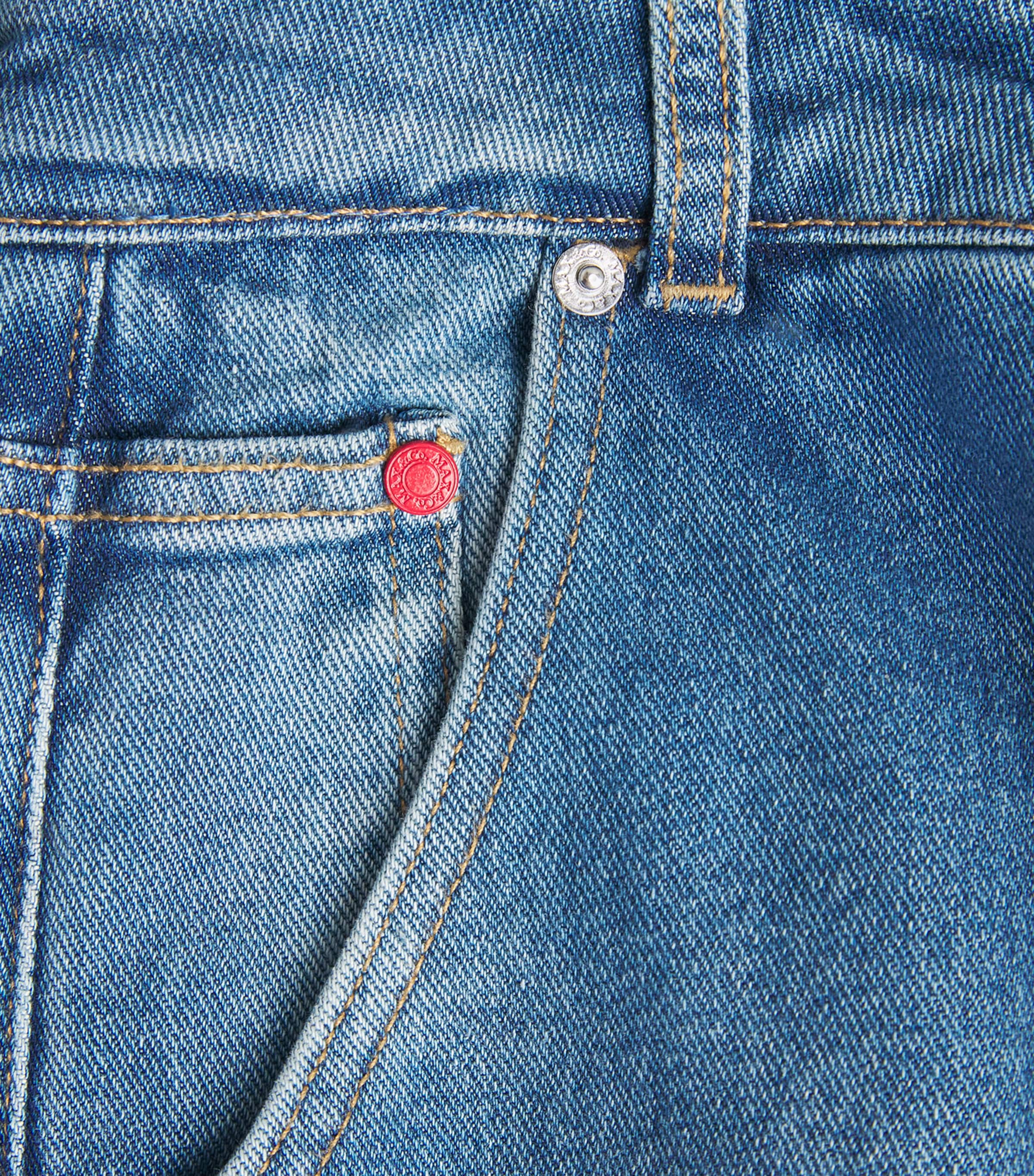 Re-Edit High-Rise Barrel-Leg Jeans NAVY Image 5