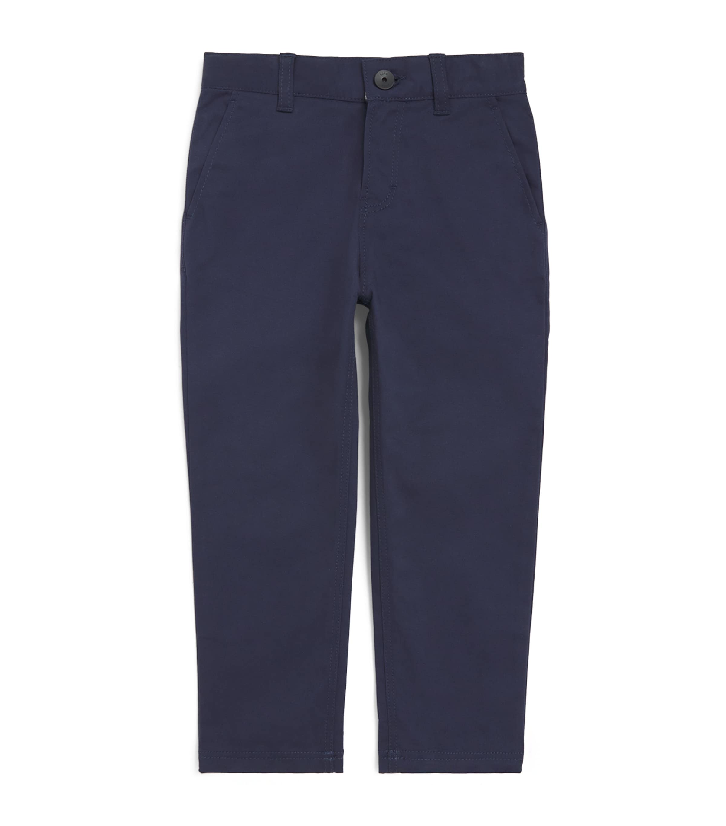 BOSS Kidswear Slim Chinos (4-16 Years) Navy Image 1