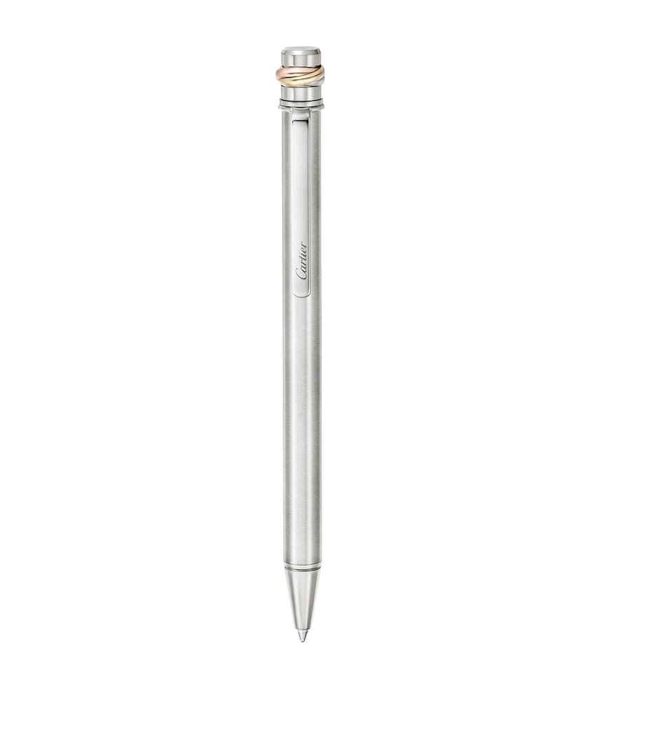 Cartier Palladium Trinity Ballpoint Pen Silver Image 1