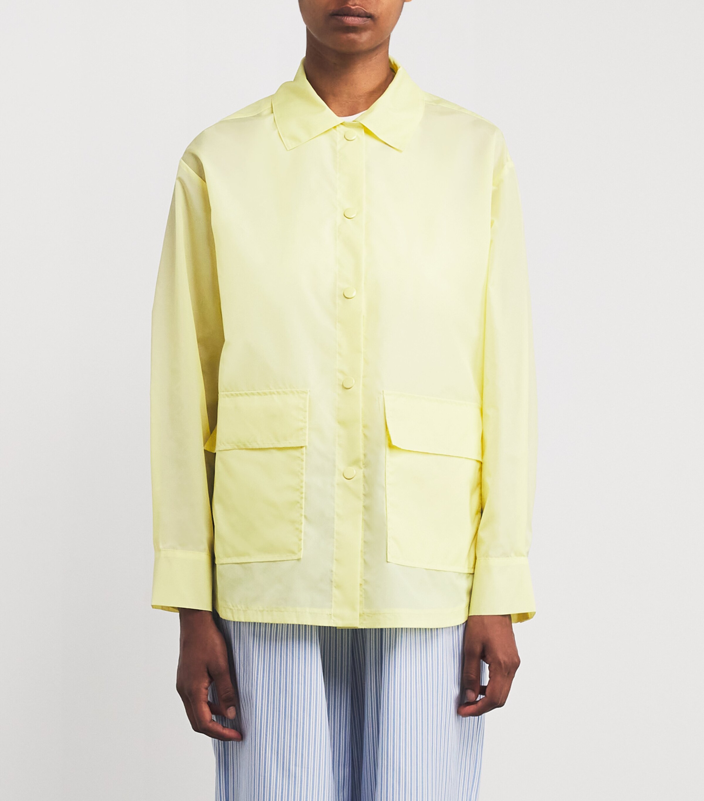Nylon Overshirt LIME Image 3