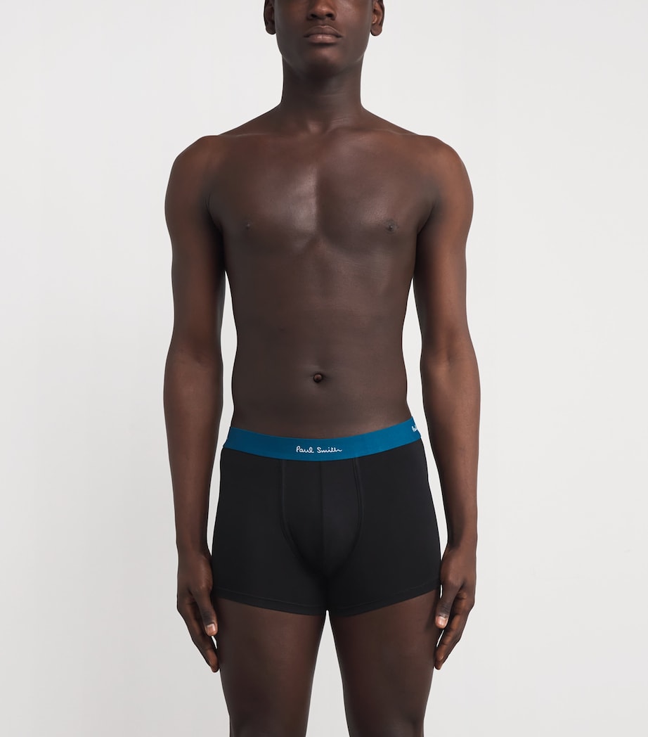 Stretch-Cotton Signature Stripe Trunks (Pack of 5) MULTICOLOUR Image 2