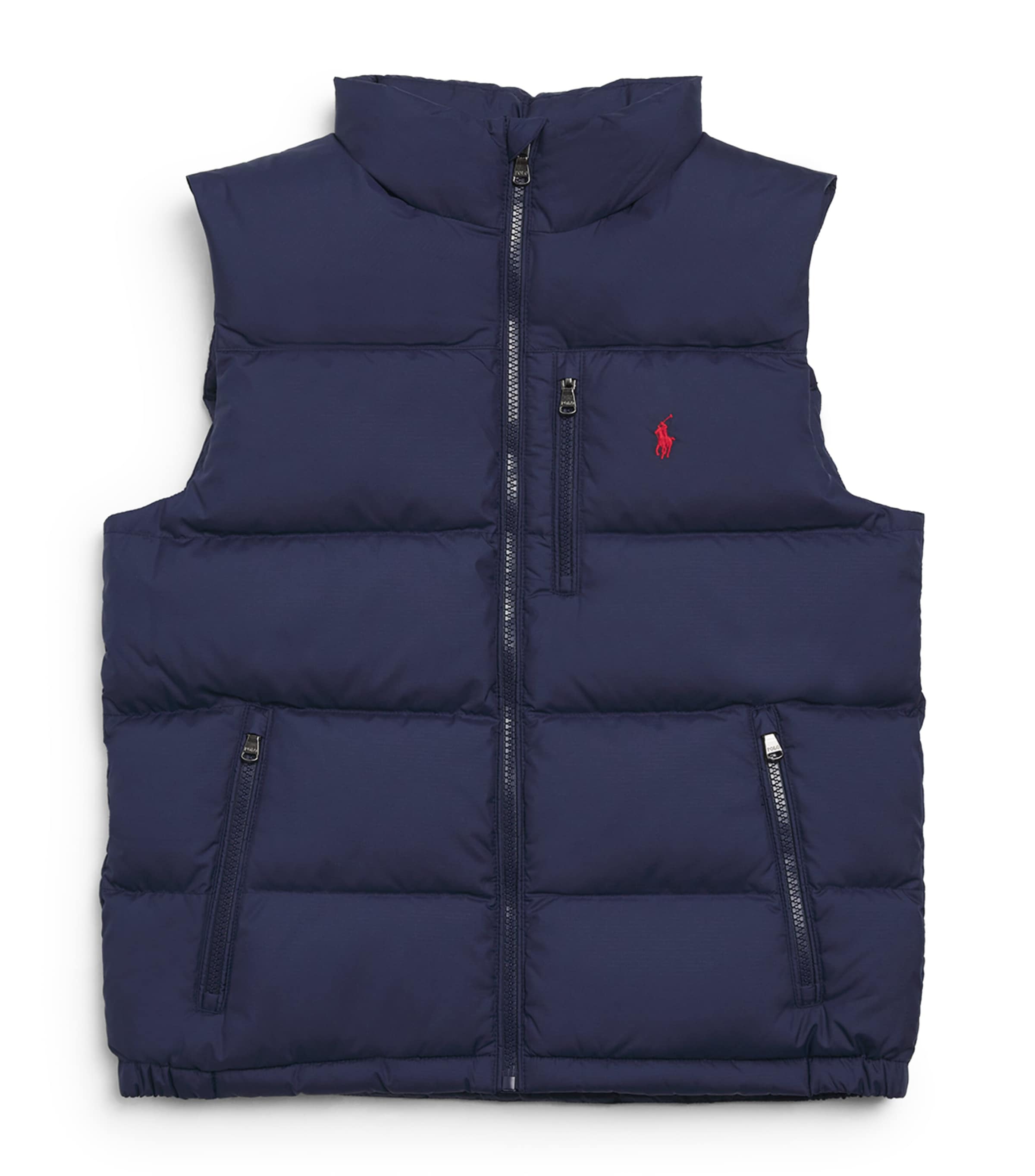 Water-Repellent Down Gilet (6-14 Years) NAVY Image 1