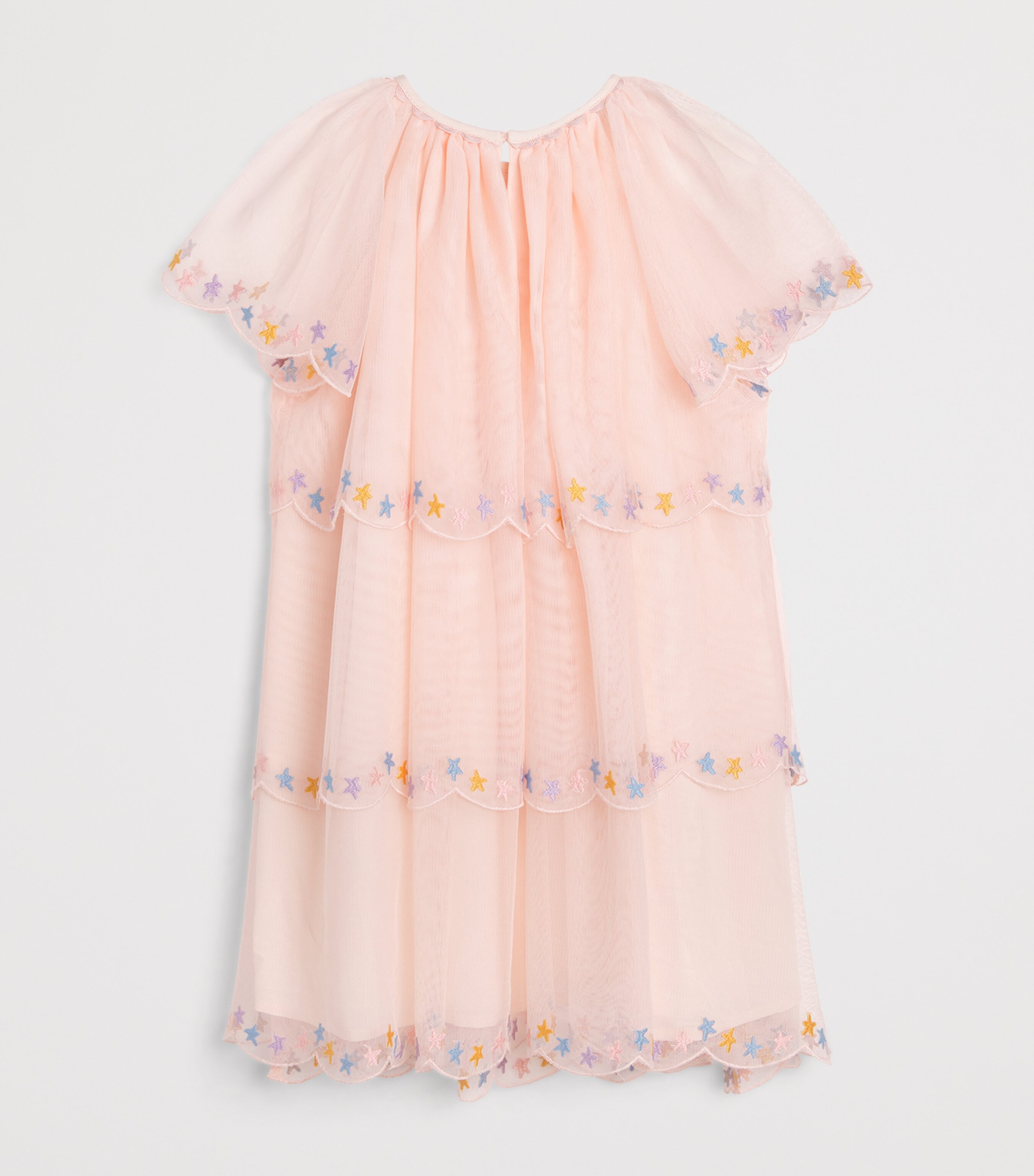 Stella McCartney Kids Tiered Star Dress (3-14+ Years) Pink Image 2