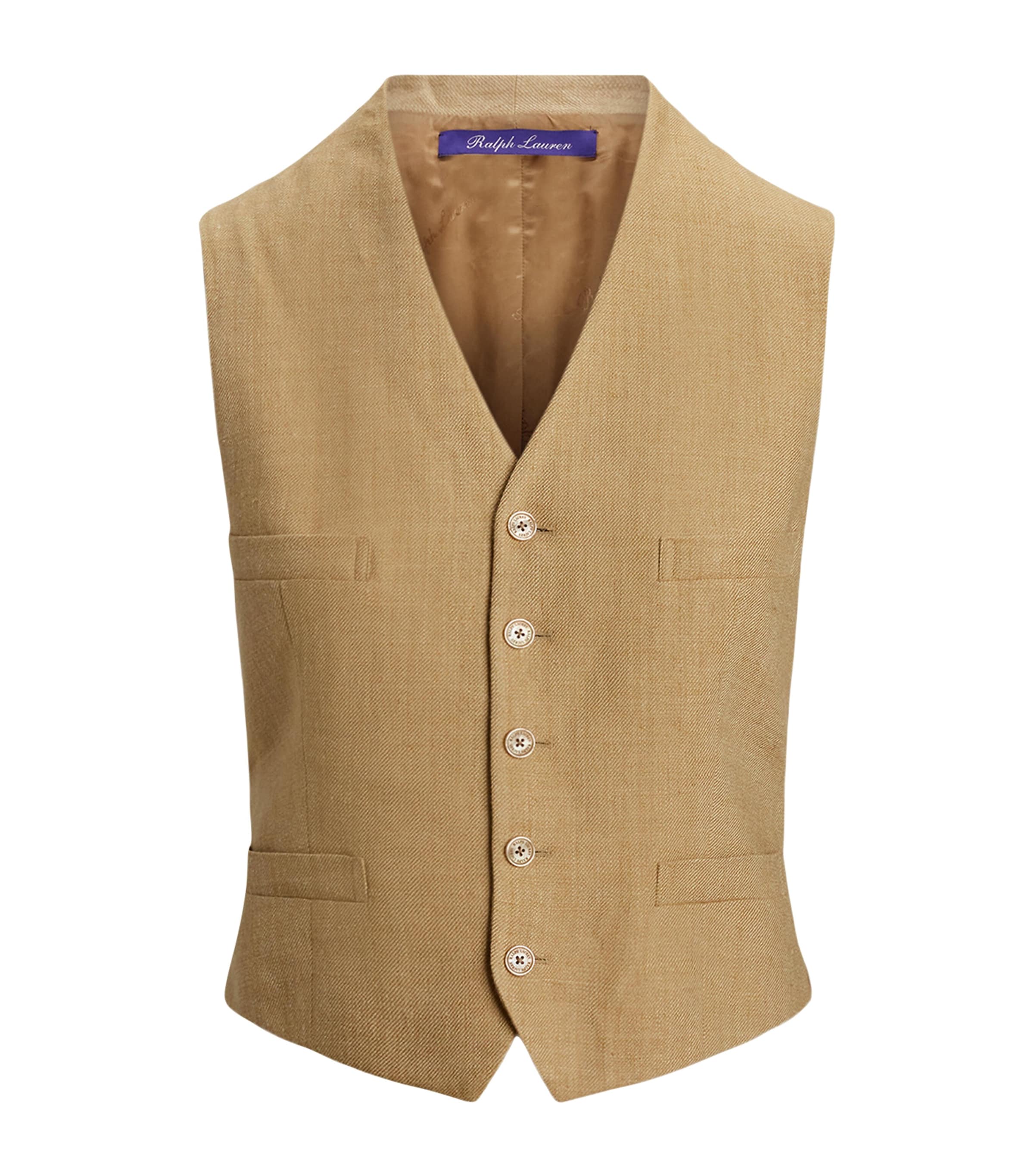 Polo Ralph Lauren Jaiden Waistcoat In Beige
