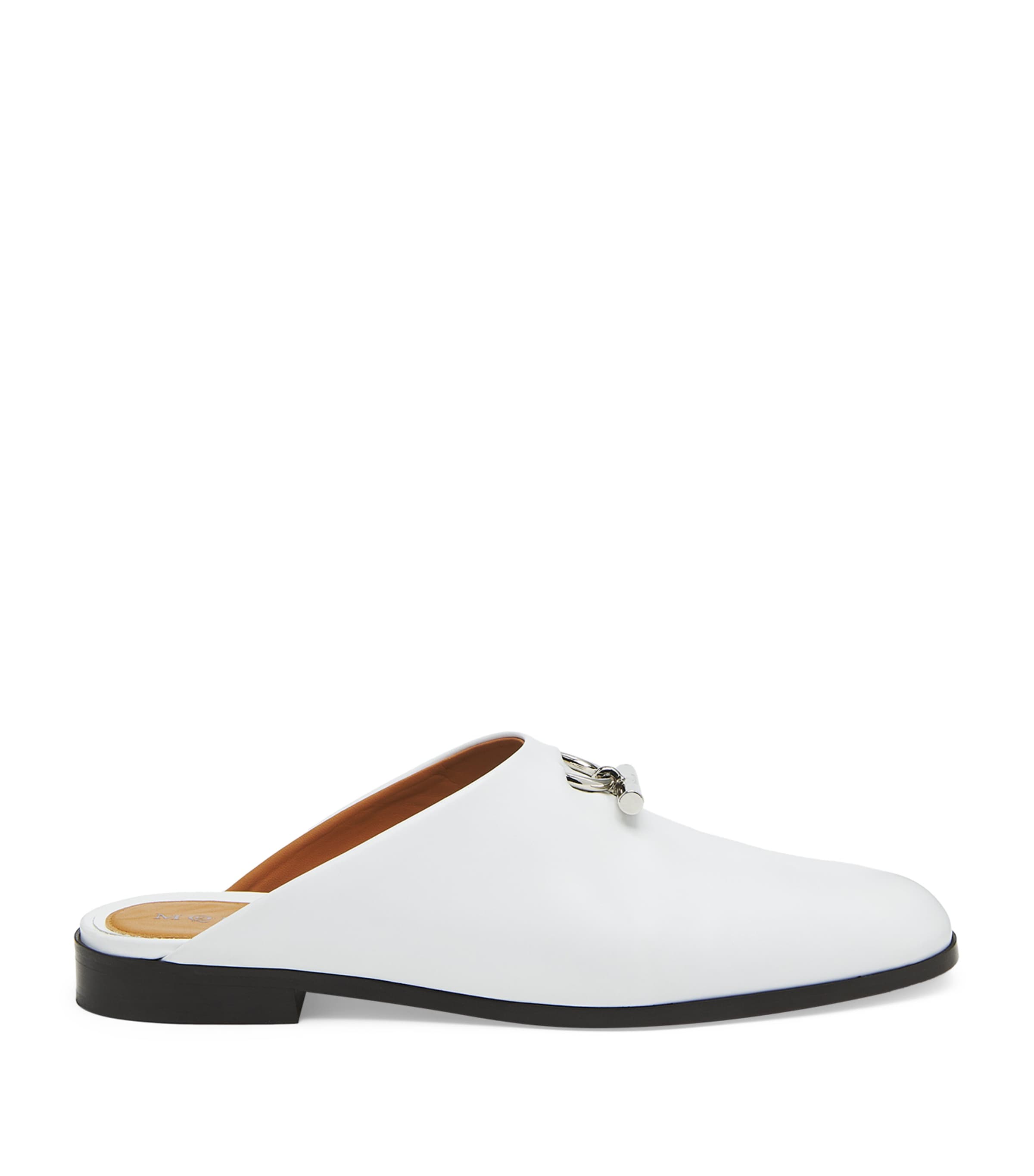 Alexander Mcqueen Leather T-bar Mules In White