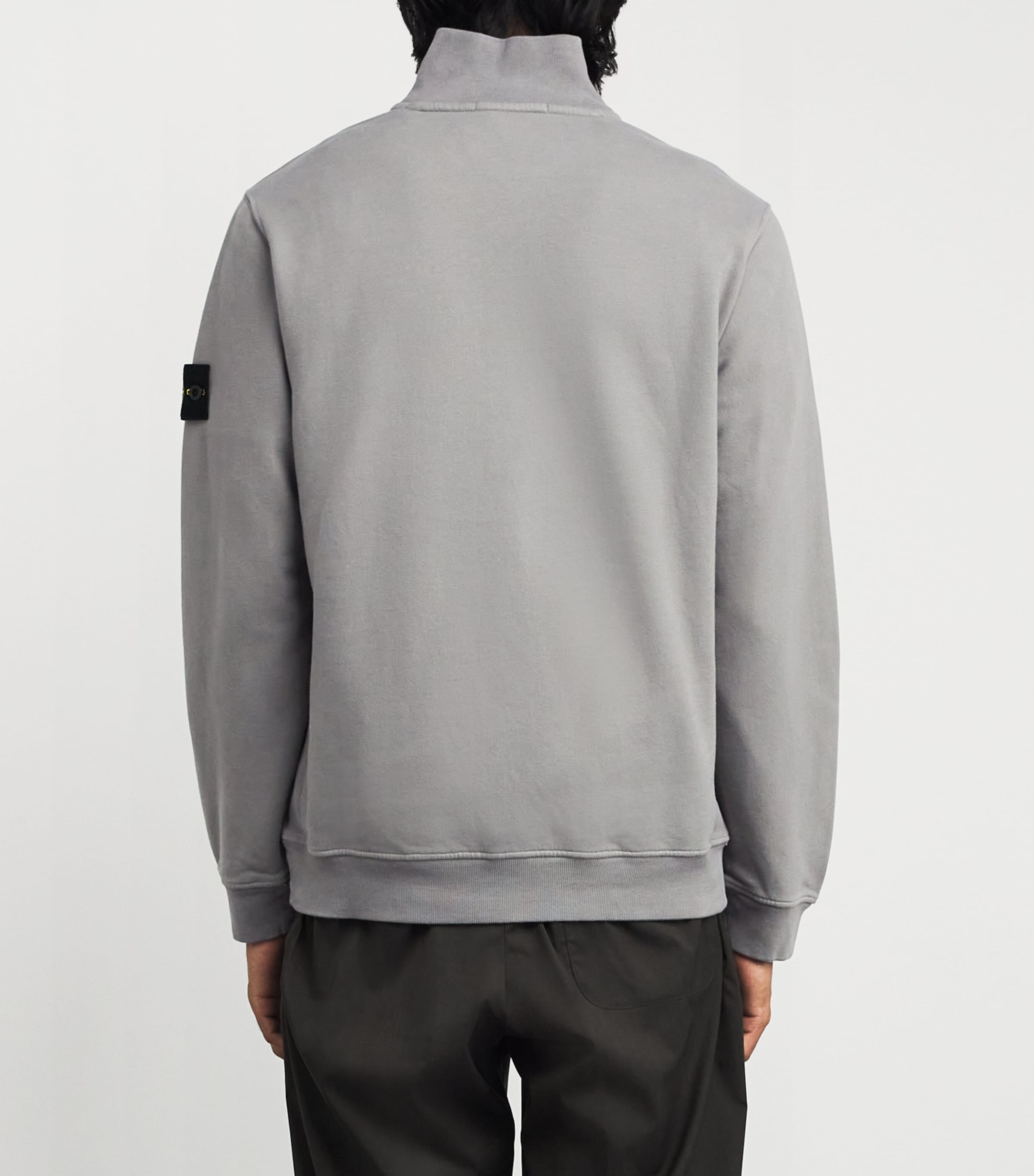 Cotton Half-Zip Sweatshirt V006B Image 4