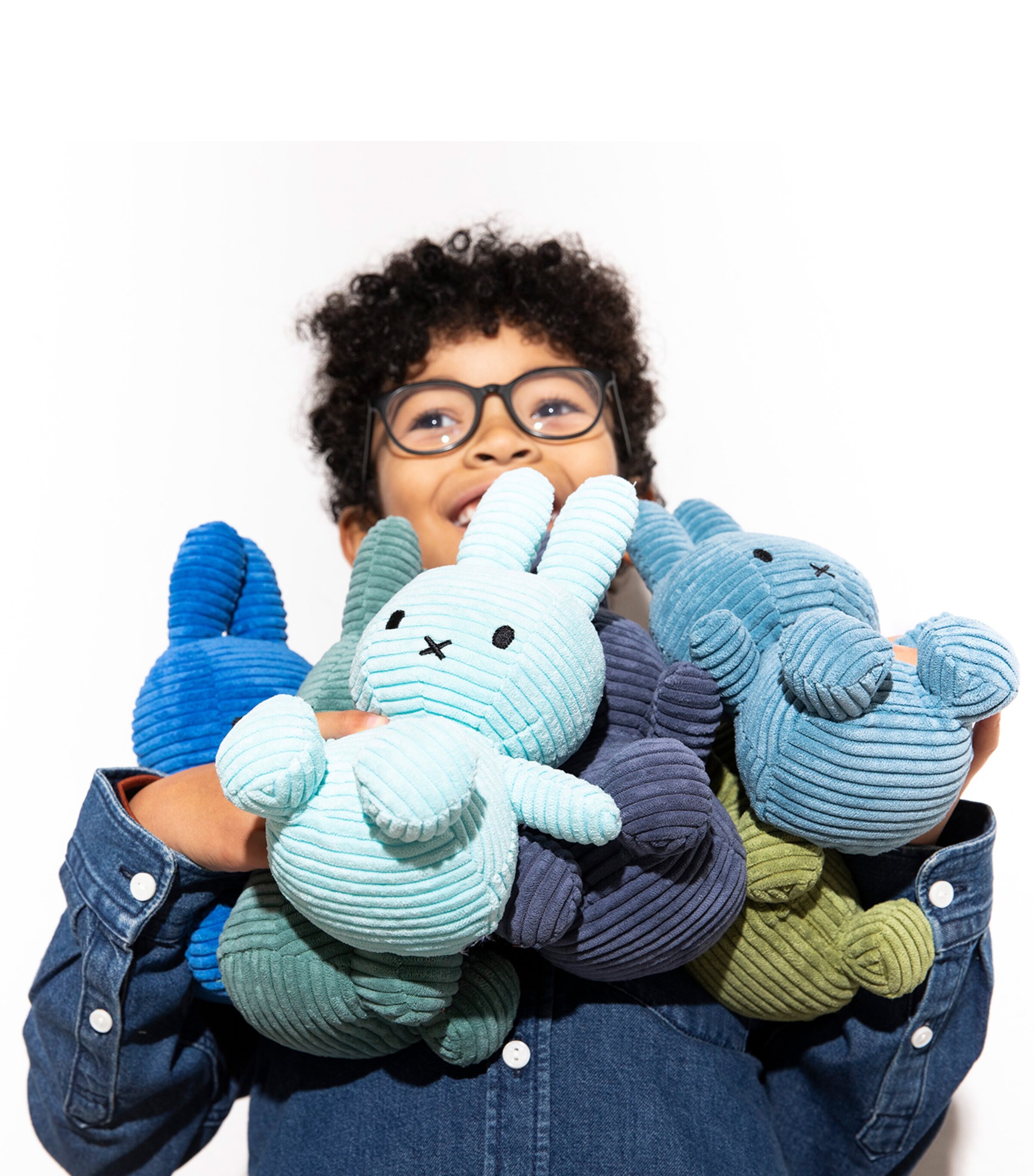 MIFFY Corduroy Miffy Soft Toy (23cm) Turquoise Image 4