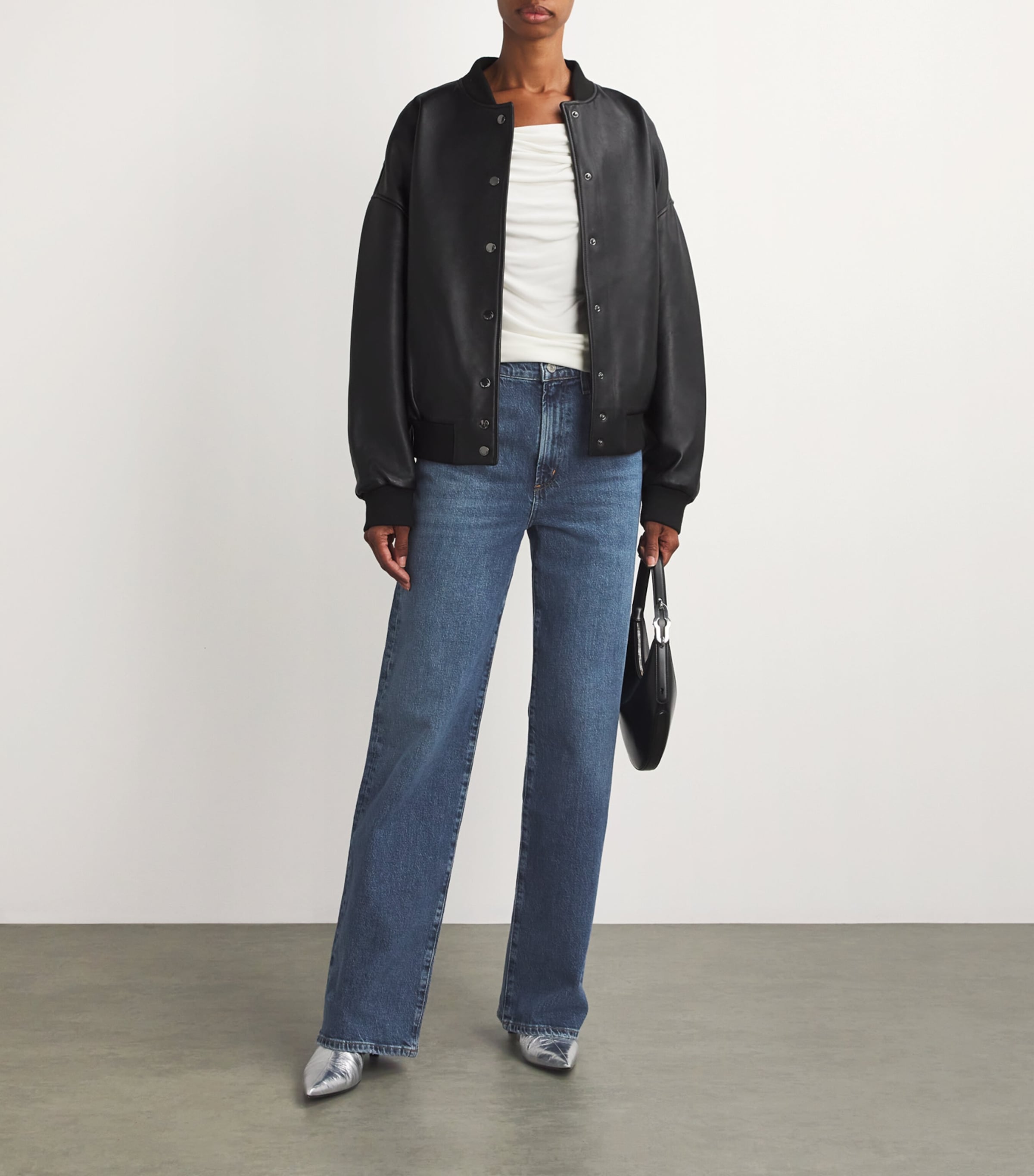 Harper Mid-Rise Straight Jeans FIX (IND VINT DK) Image 2