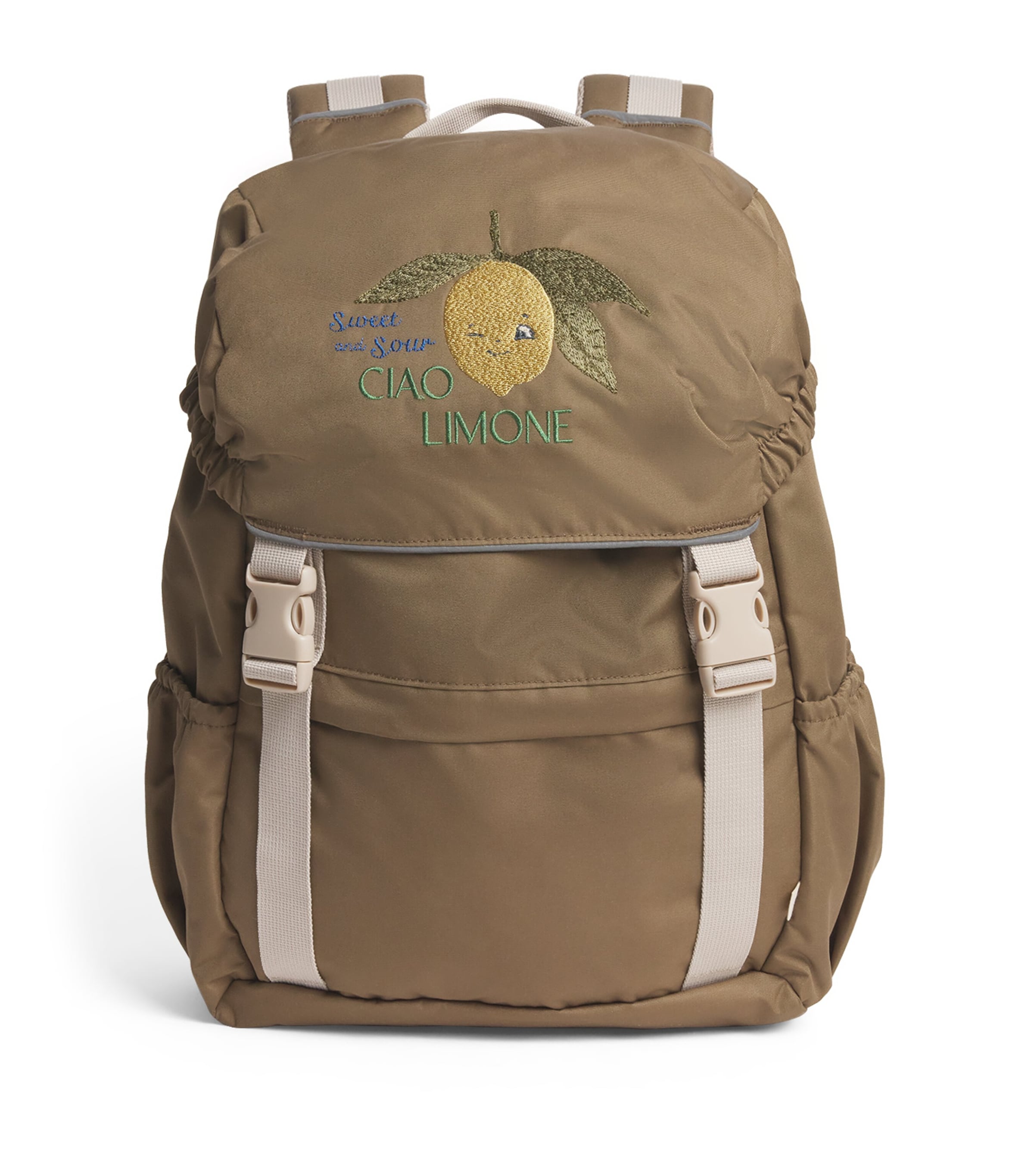 Konges Slojd Kids' Clover Backpack In Brown