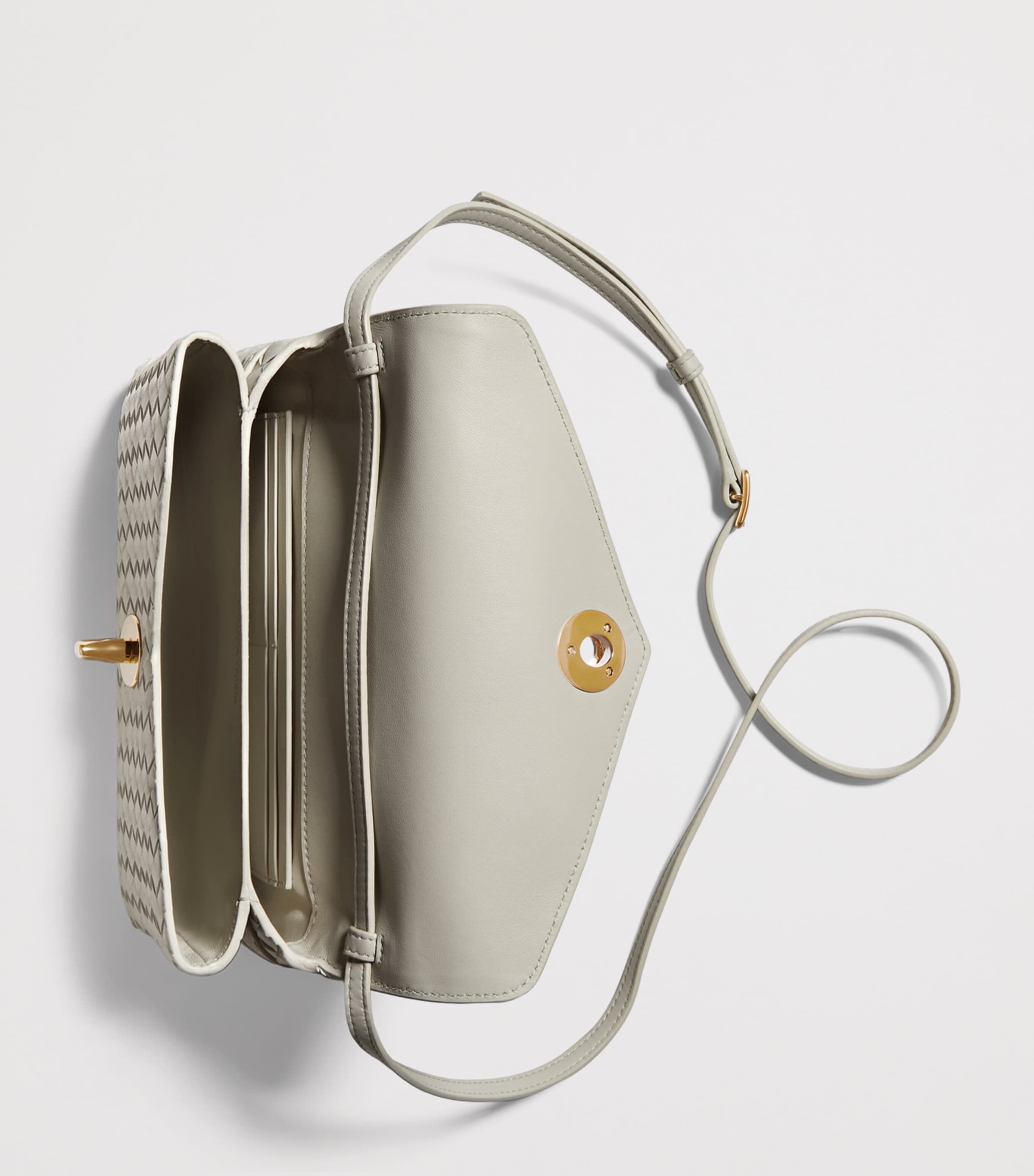 Bottega Veneta Leather Knot Lock Top-Handle Bag Image 3