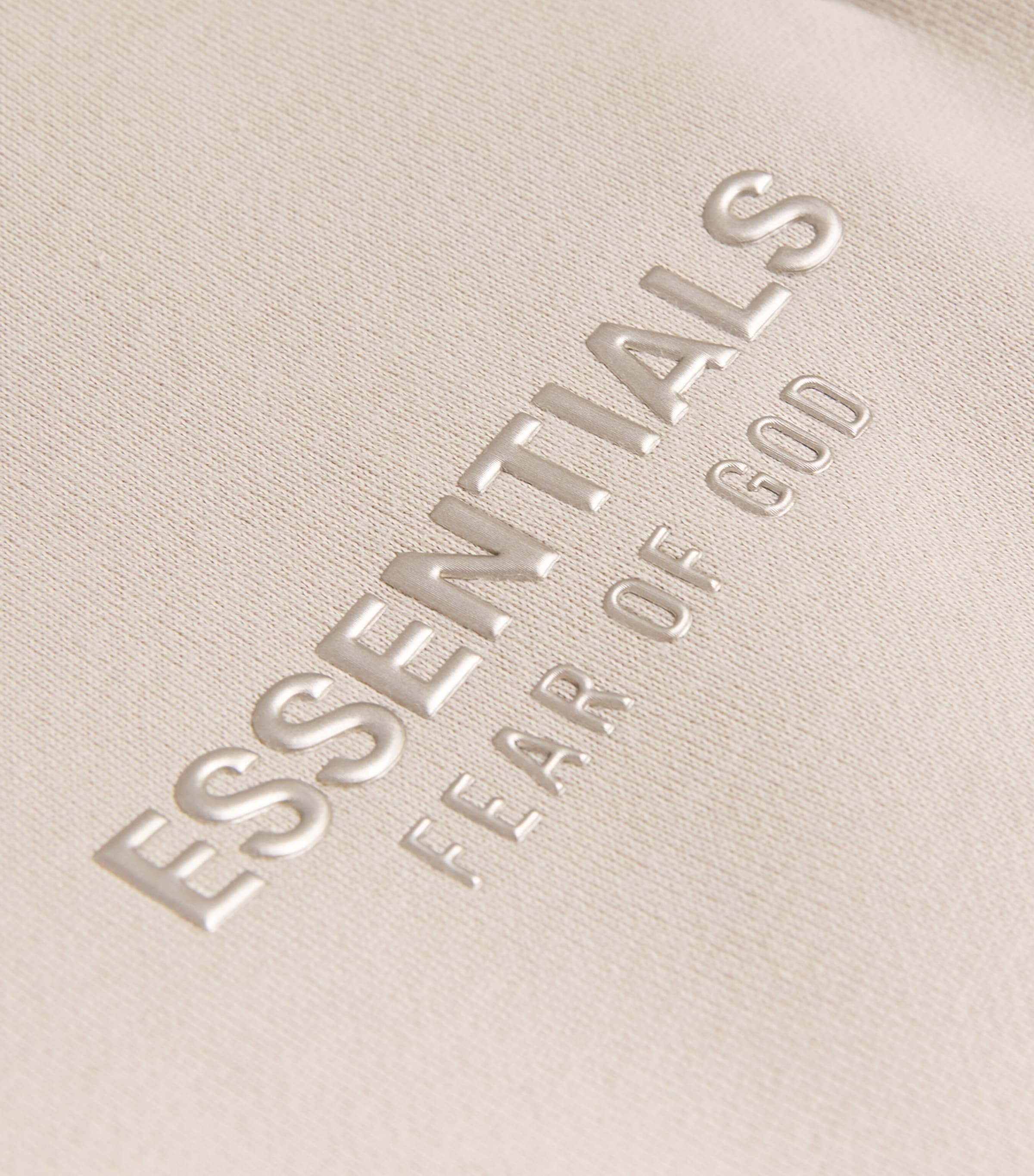 FEAR OF GOD ESSENTIALS Mens Cotton-Blend Open Cuff Sweatpants Timber Image 5