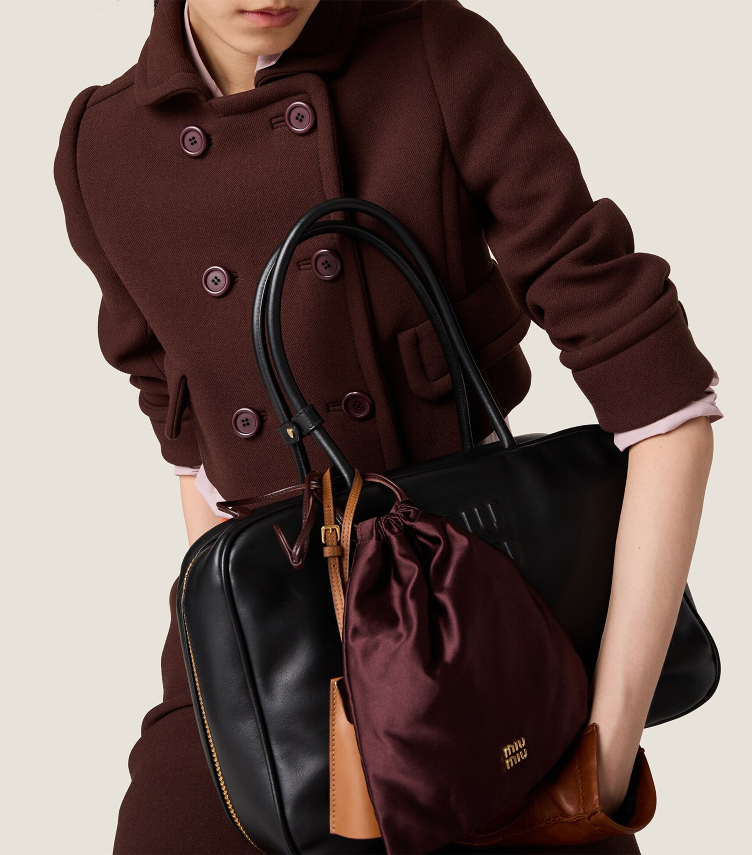 Wool Double-Breasted Jacket F0324 Image 5