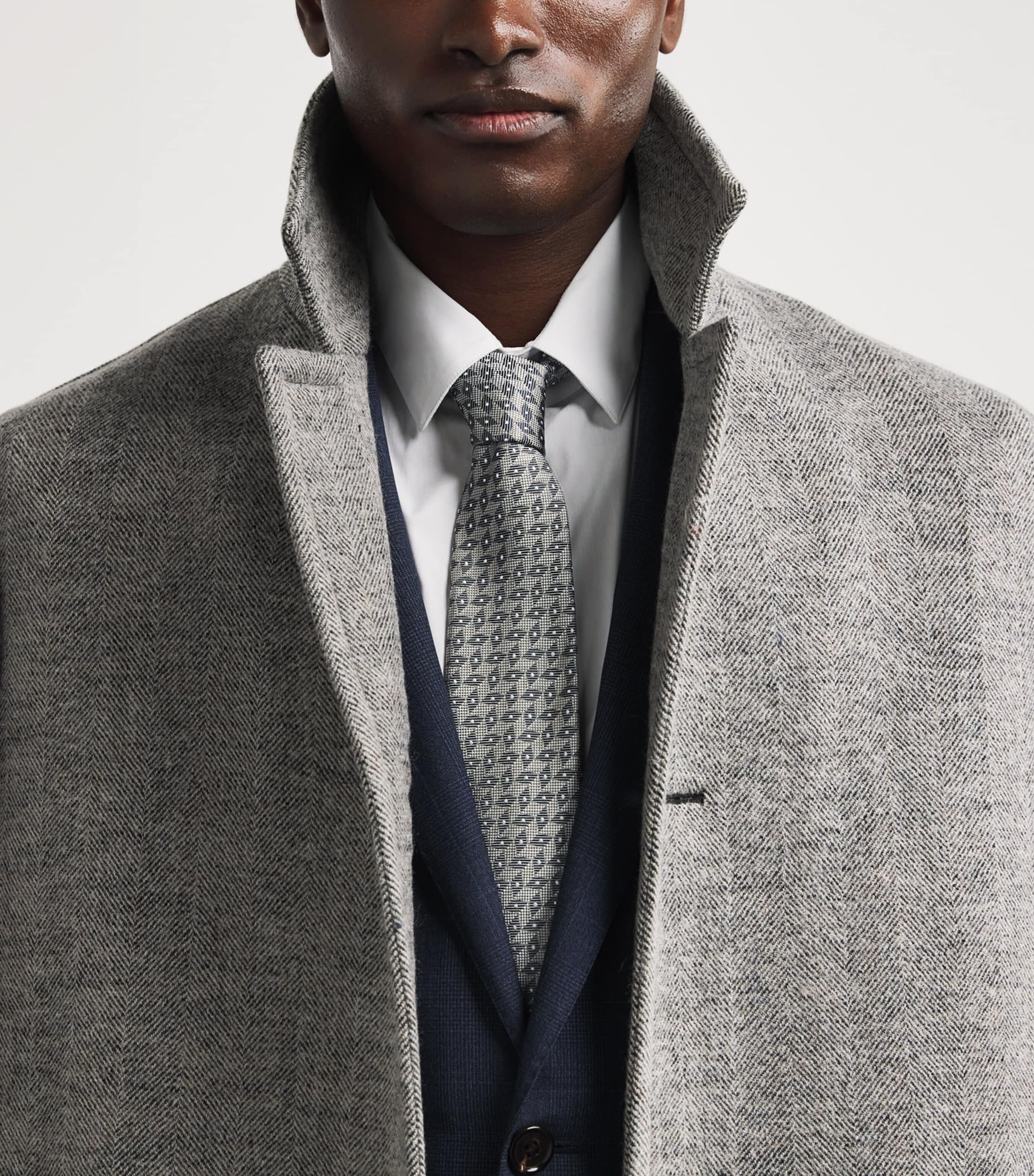 Silk Geometric Tie F1020 Image 2