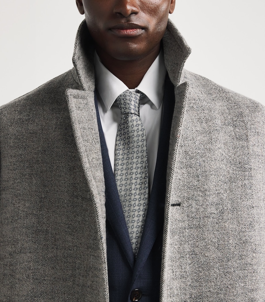 Silk Geometric Tie F1020 Image 2