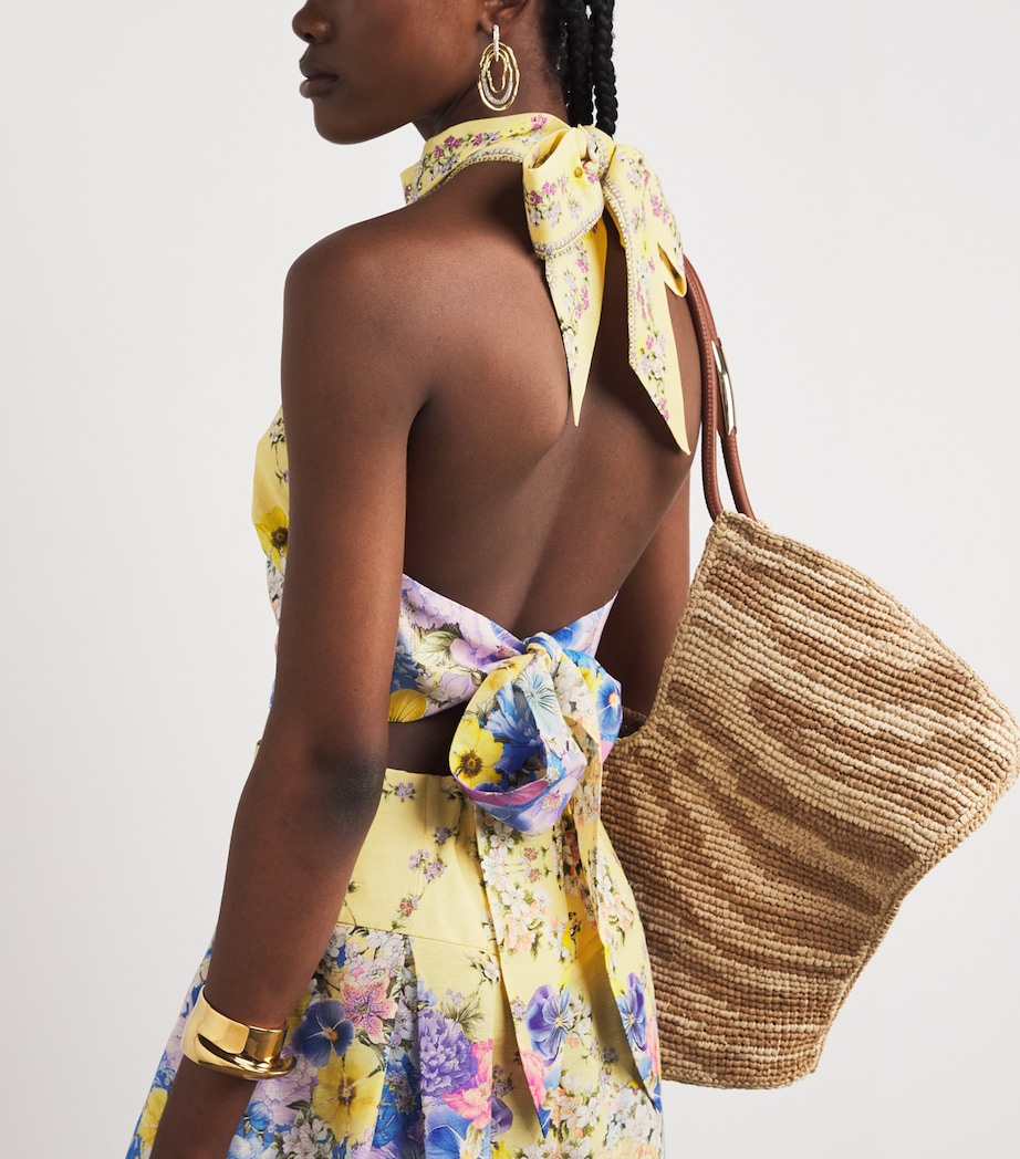 Linen-Silk Darling Buds Halter Top DARLING BUDS DARLBUD Image 6