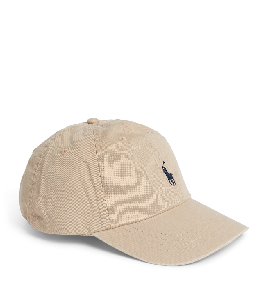 Polo Pony Baseball Cap NUBUCK/RELAY BLUE Image 3