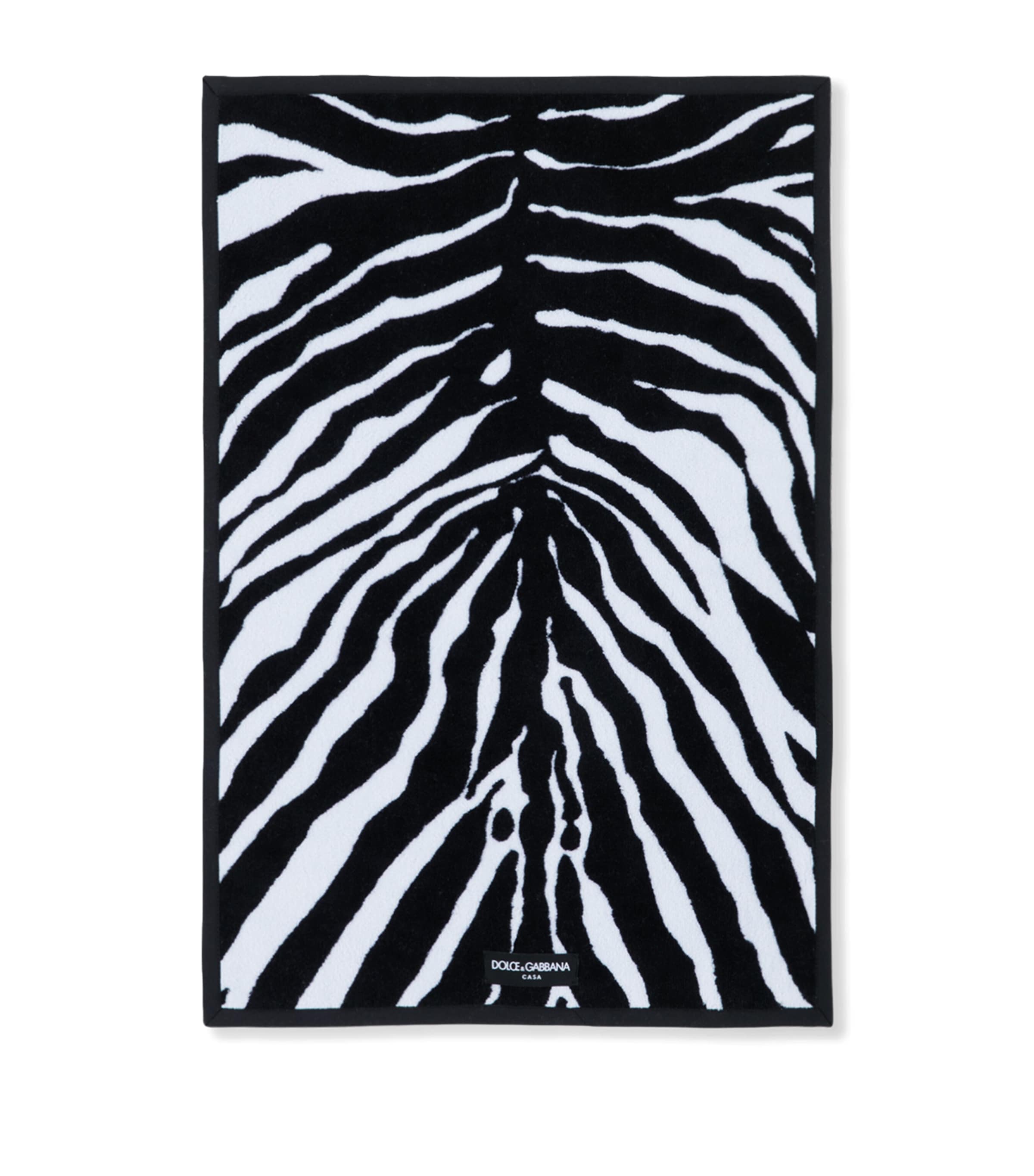 Cotton Zebra Print Guest Towel (40cm x 60cm) UZ003ZEBRA Image 2
