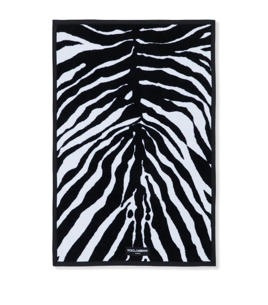 Cotton Zebra Print Guest Towel (40cm x 60cm) UZ003ZEBRA Image 2
