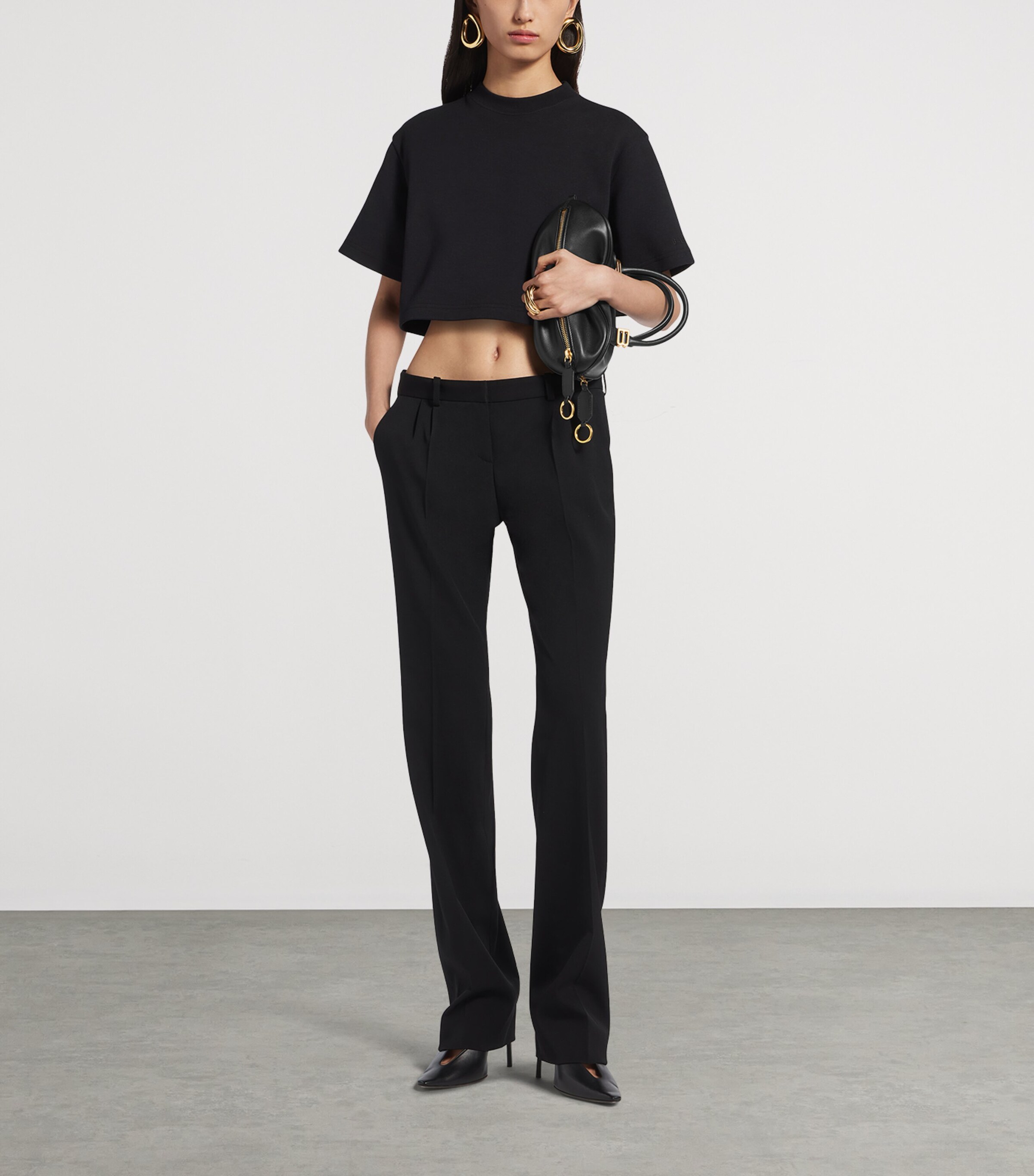 Balenciaga Mini Leather Bolero Bowling Bag Image 3