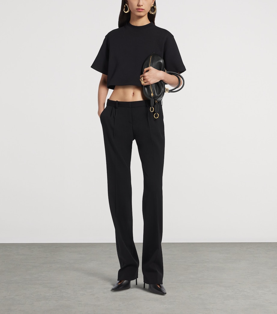 Balenciaga Mini Leather Bolero Bowling Bag Image 3