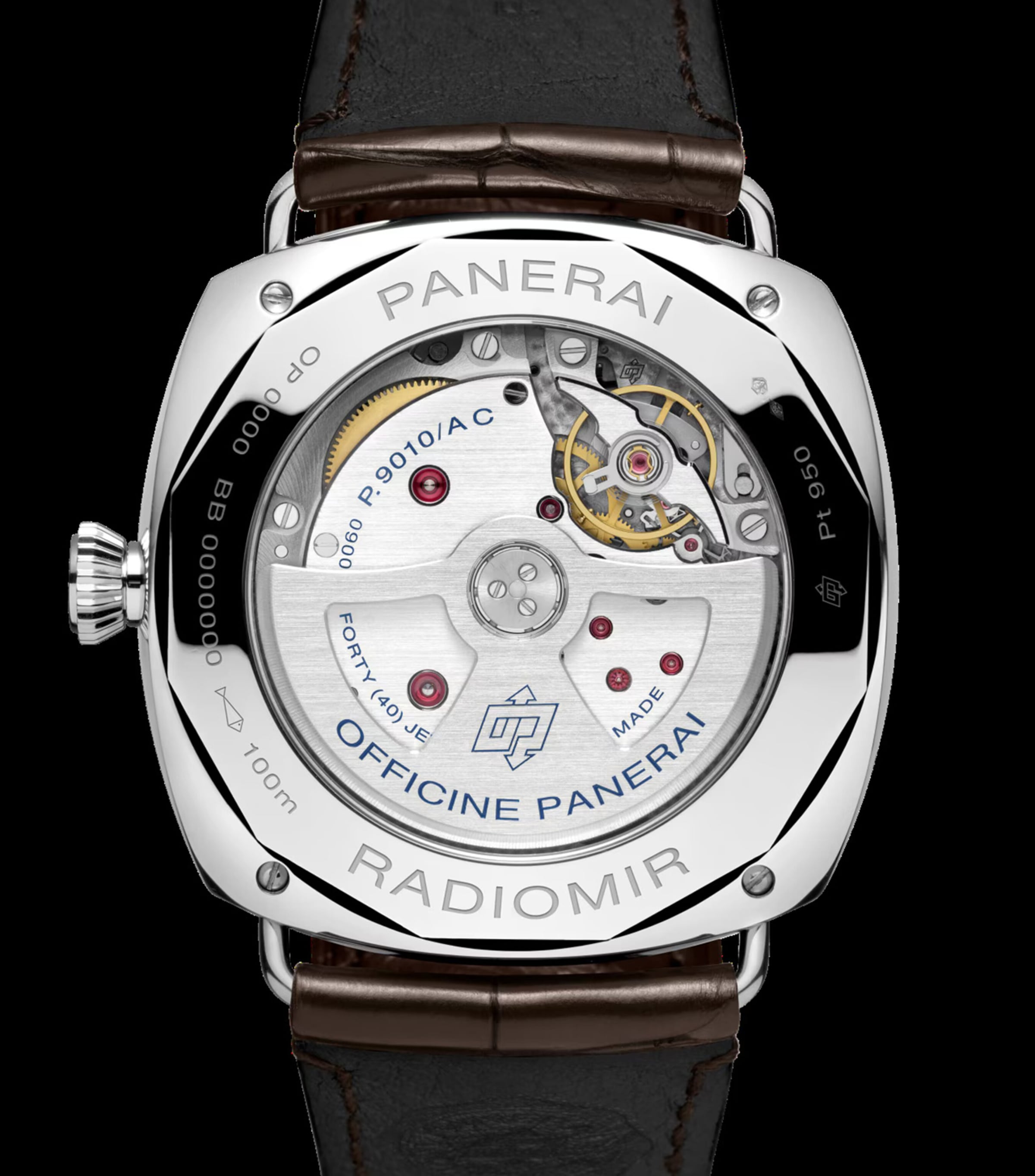 Panerai Platinumtech Radiomir Annual Calendar Watch 45mm Green Image 2