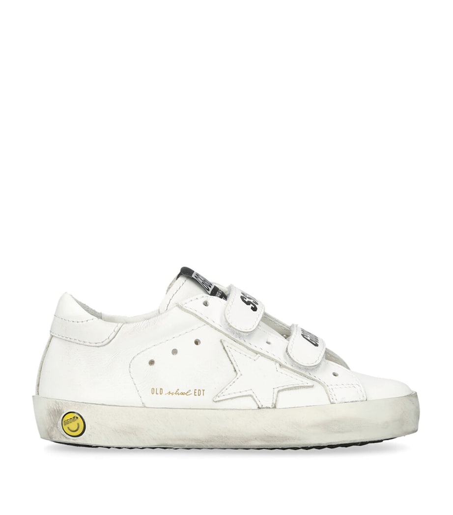 Leather Old School Sneakers WHITE Image 1